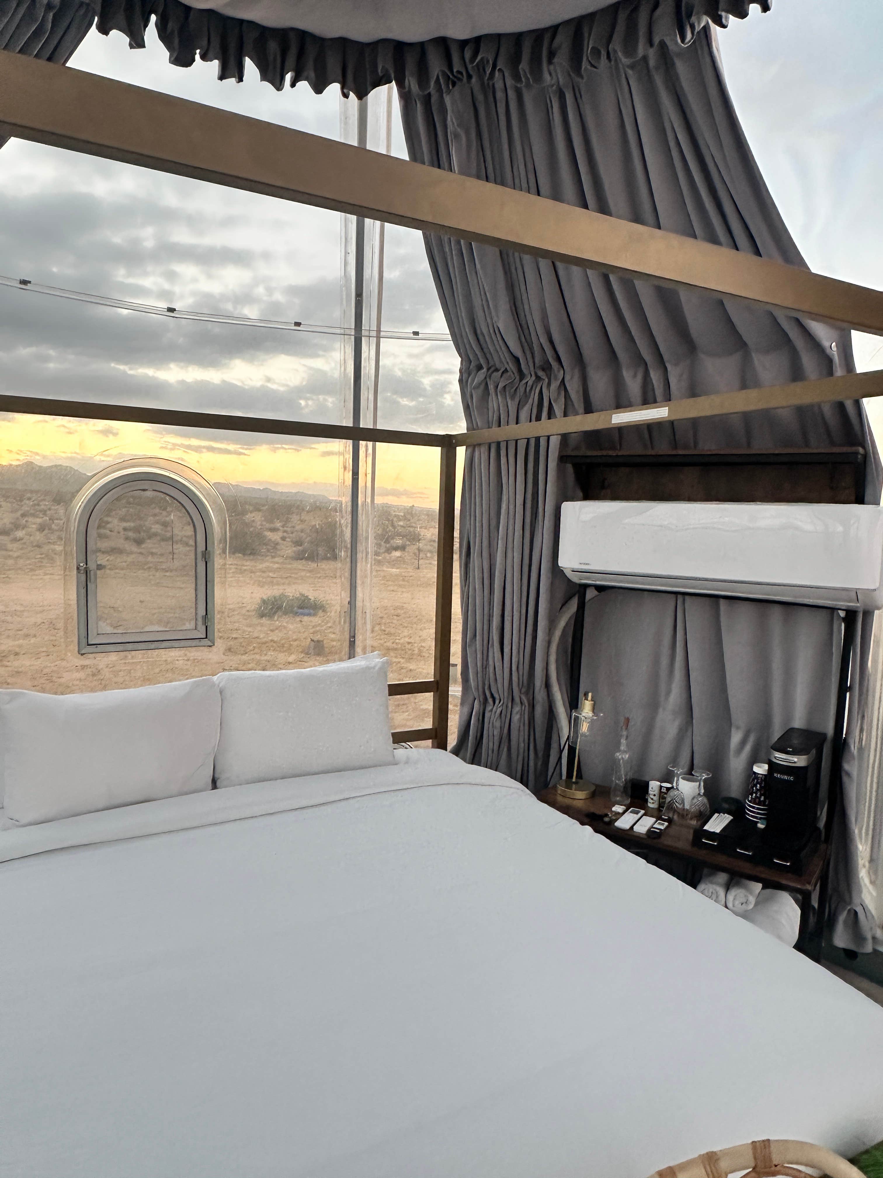 Camping near Desert Maui: The Desert Dome, Landers, California