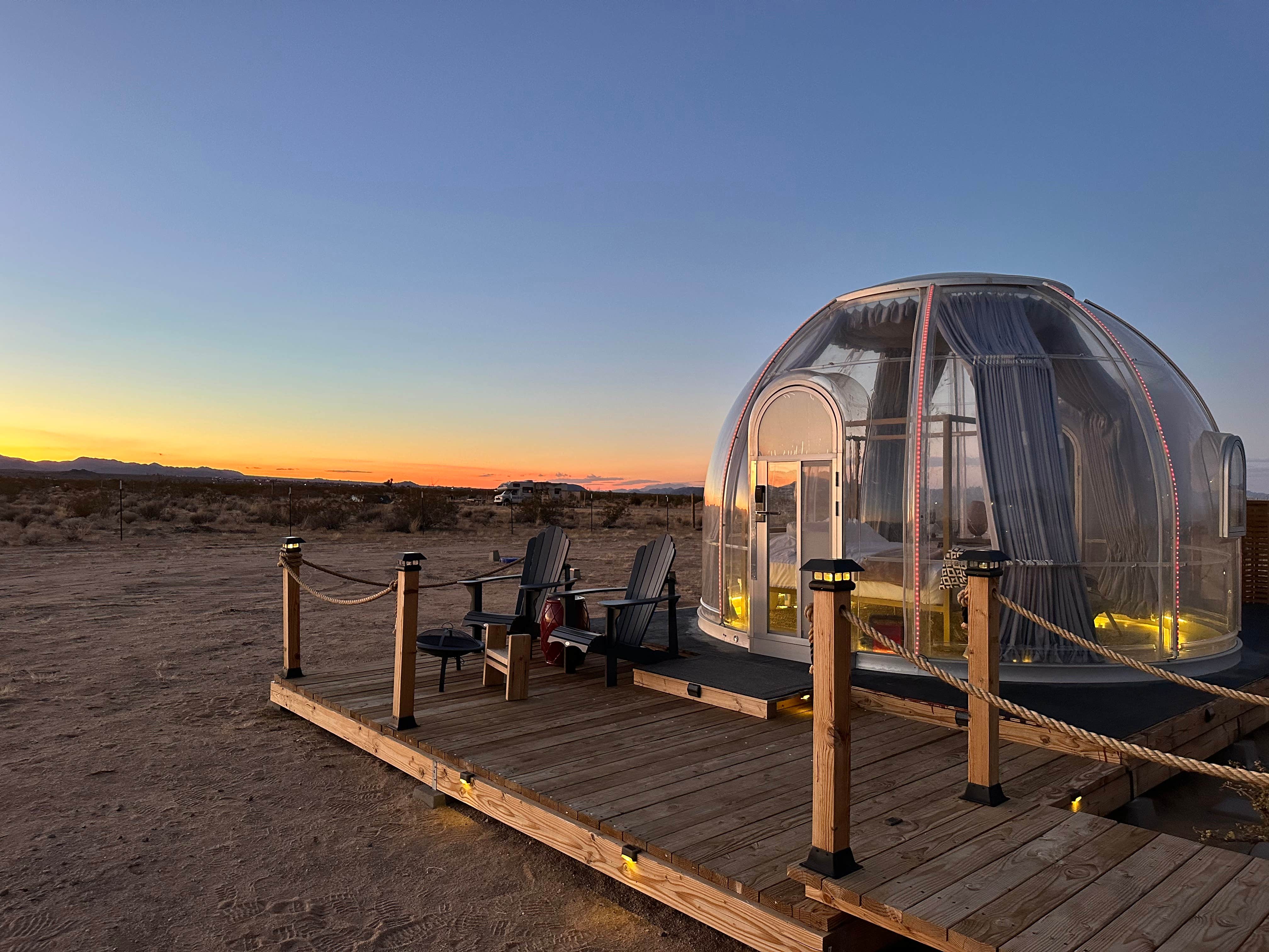 Camper-submitted photo at The Desert Dome near Landers, CA
