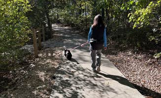 Chris A.'s photo of camping with pets at The Embers Glamping and RV Resort near Lampe, MO