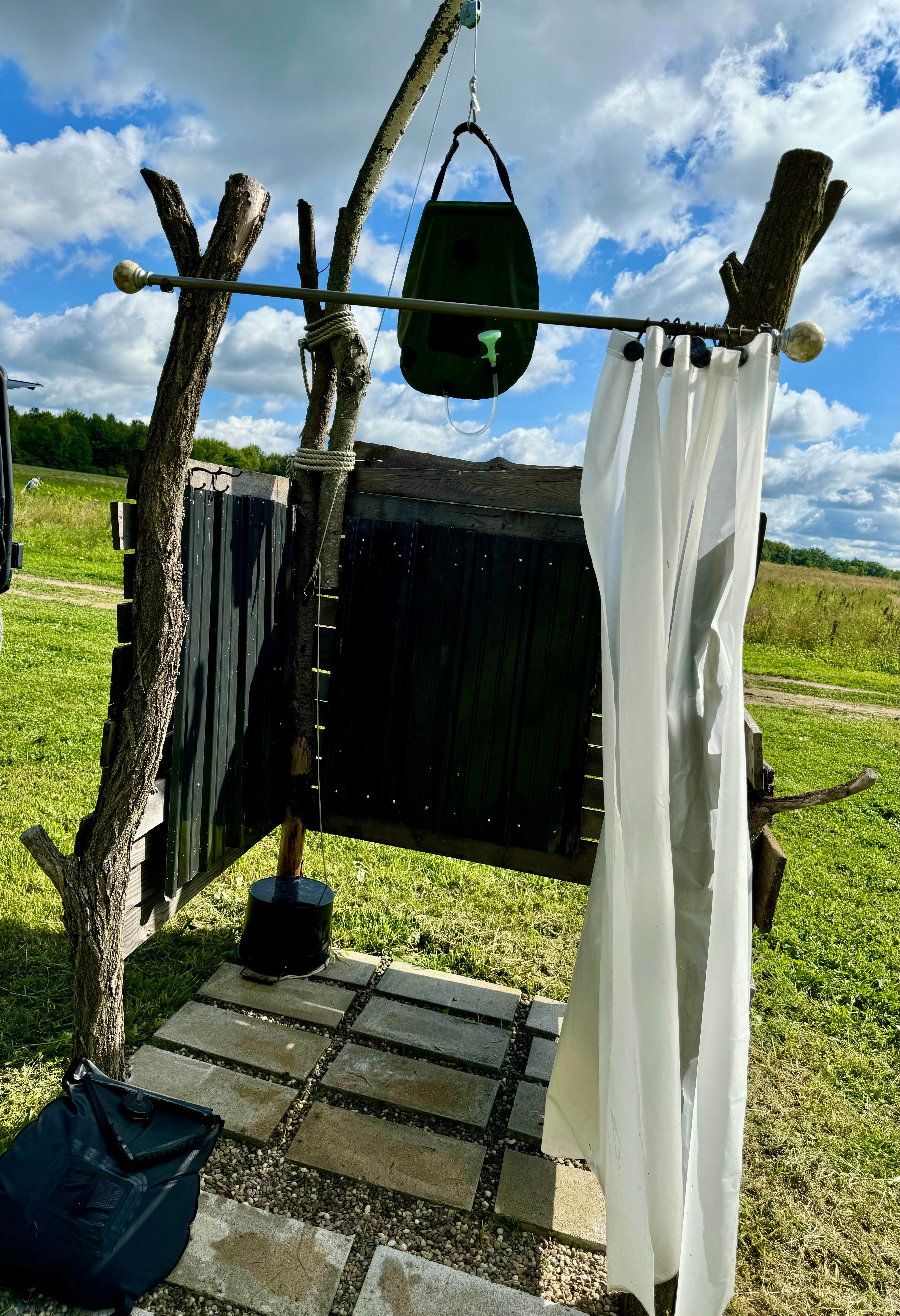 Hillz M.'s photo of glamping accommodations at The Farm at Grand River near Lake Milton, OH