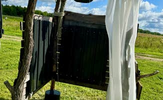 Hillz M.'s photo of glamping accommodations at The Farm at Grand River near Burton, OH