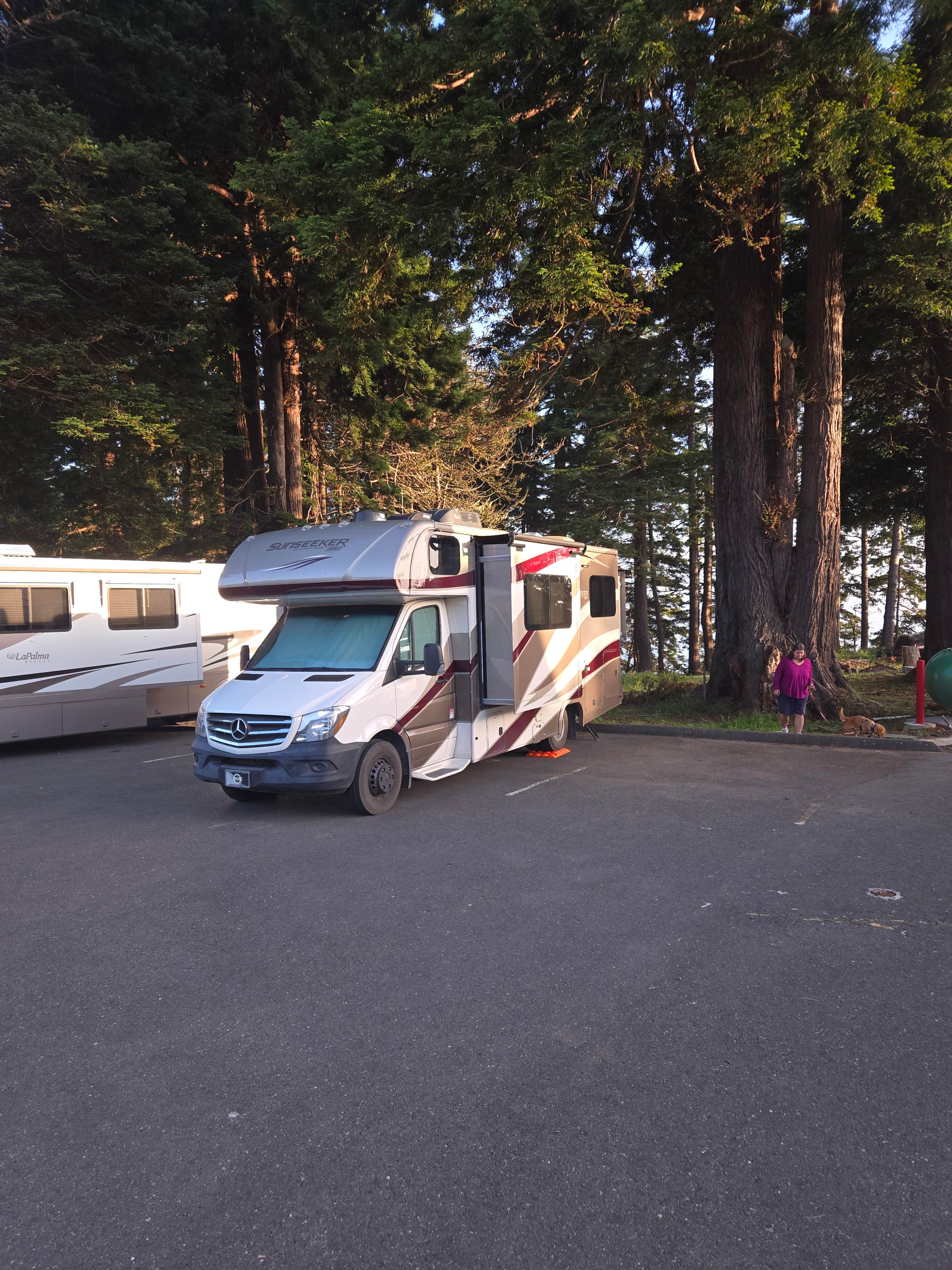 Camper-submitted photo at The Heights Casino RV Lot near McKinleyville, CA