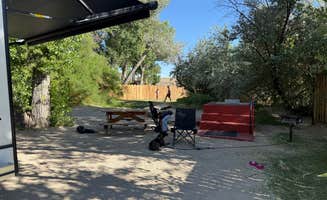 Alivia M.'s photo of camping with pets at the Inn at Benton Hot Springs near Bishop, CA
