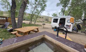 Matthew B.'s photo of camping with pets at the Inn at Benton Hot Springs near Toms Place, CA