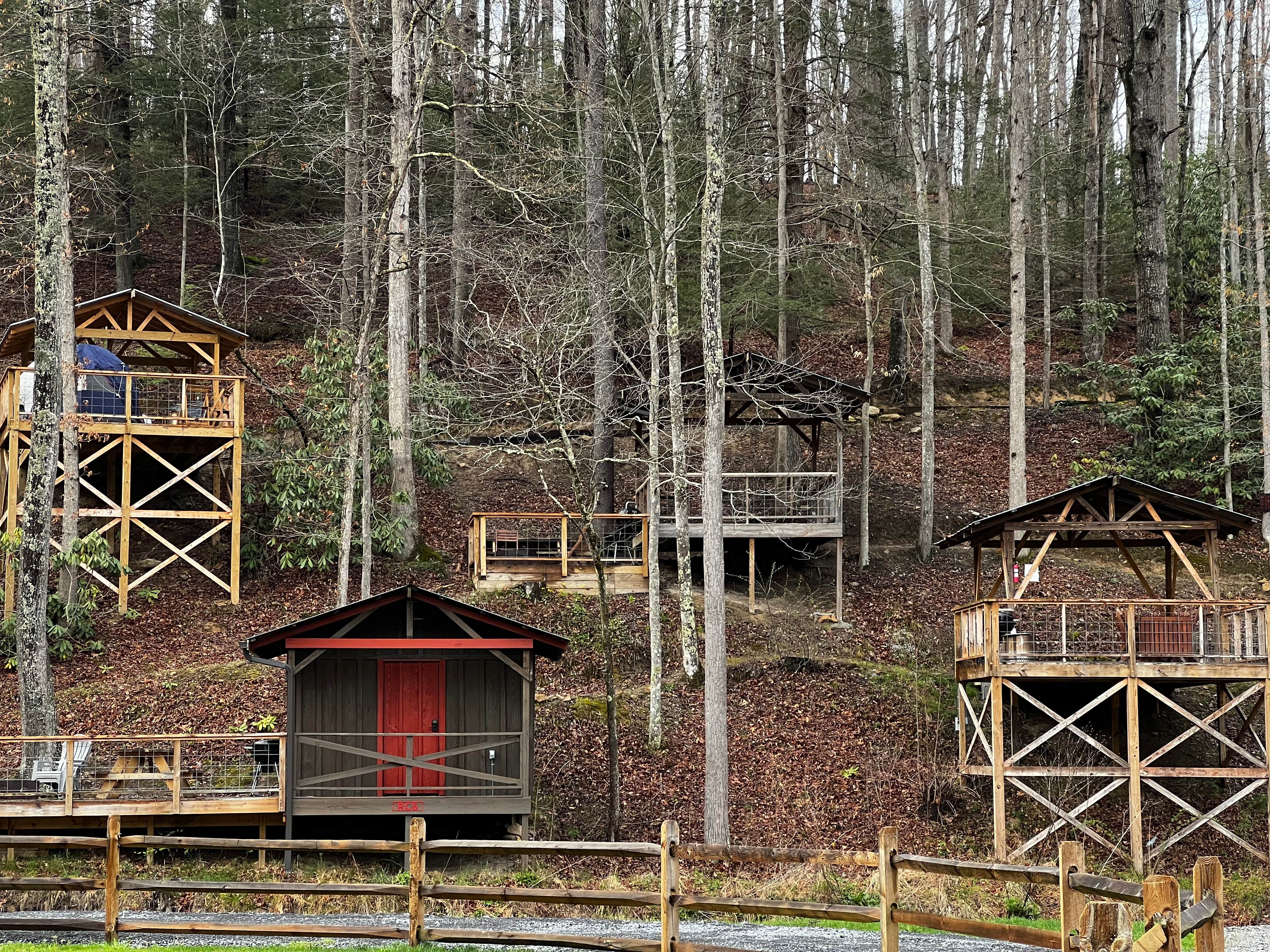 Jennifer N.'s photo of a cabin at The Outpost at New River Gourge near Bluestone Lake