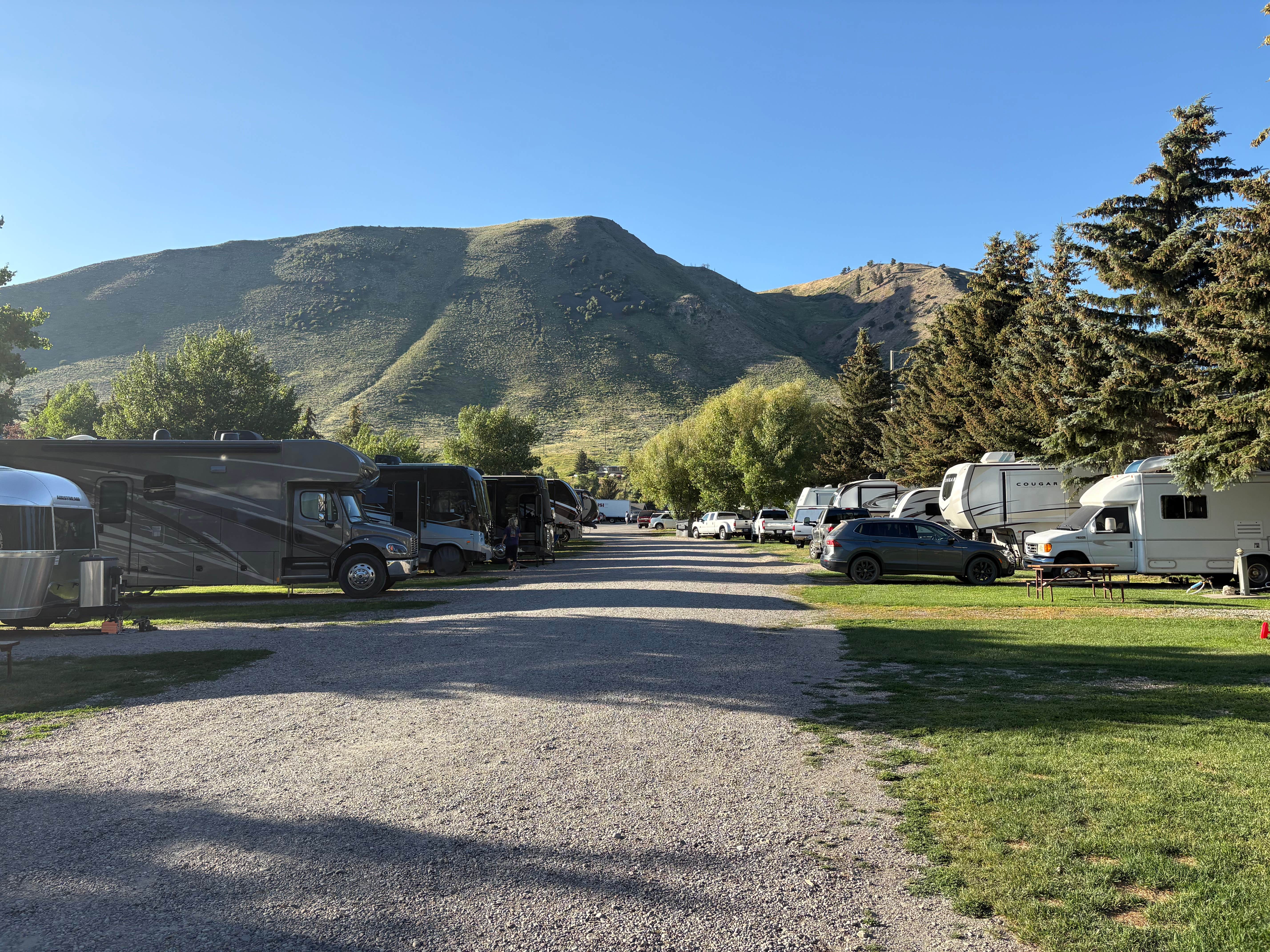 Camping near Jackson Hole/Snake River Park KOA: Virginian RV Park, Jackson, Wyoming