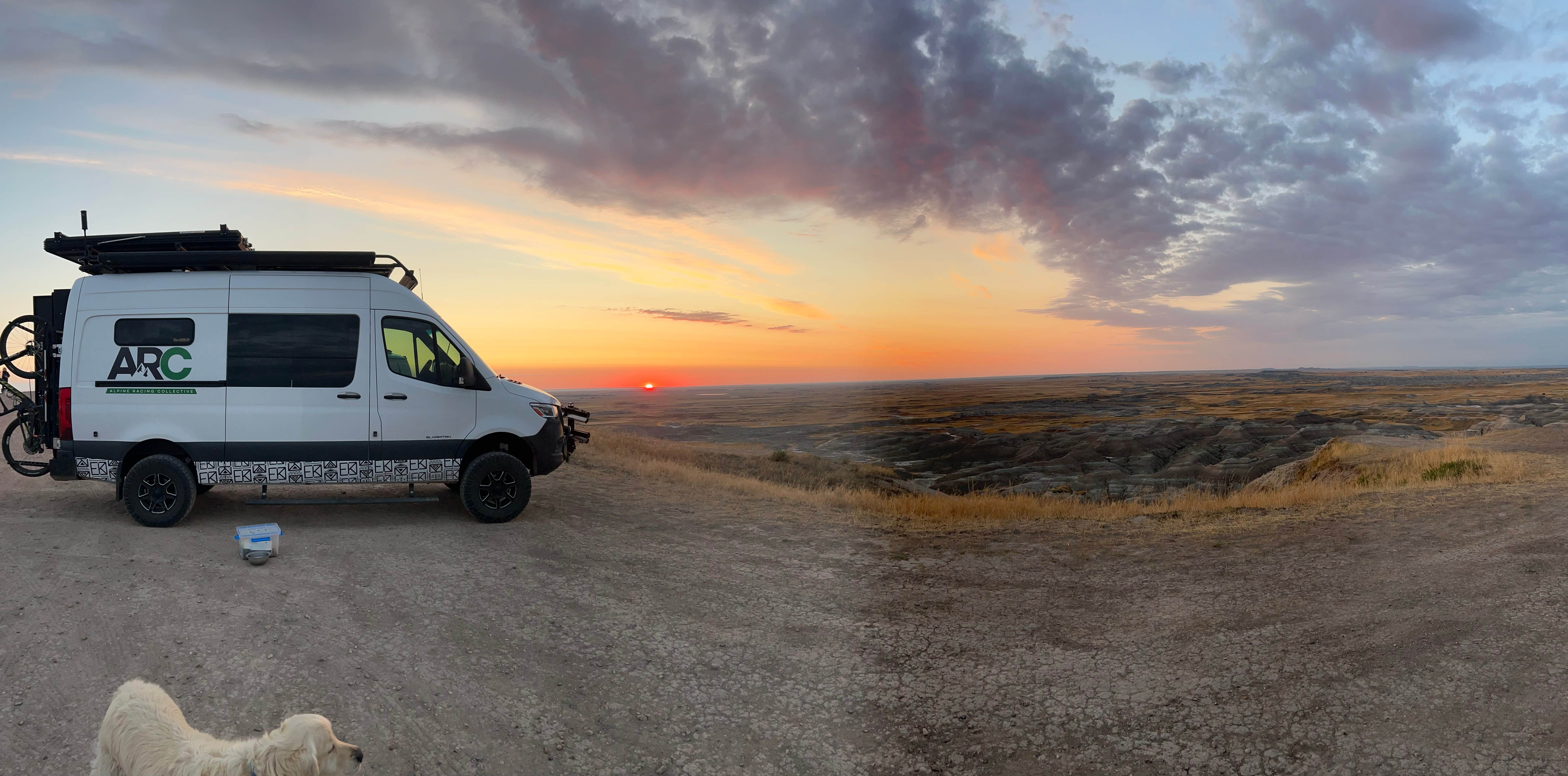 Chris P.'s photo of camping with pets at Buffalo Gap Dispersed Camping near Philip, SD
