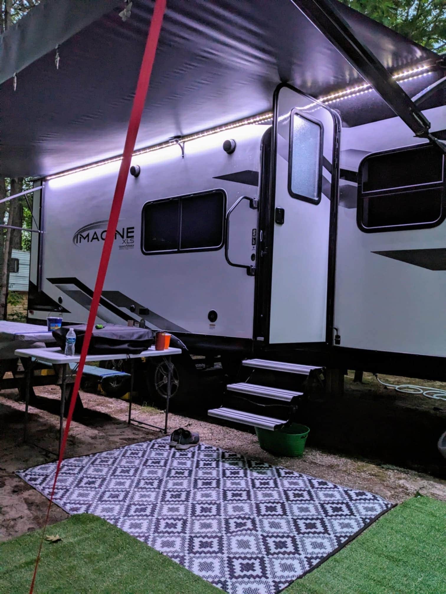 K H.'s photo of rv camping at The Woodland Shores Resort near Hart, MI