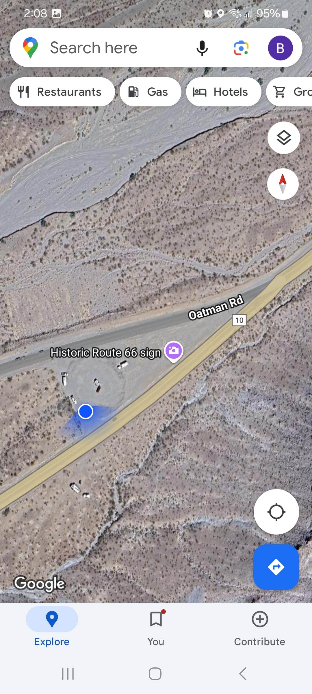 Camper-submitted photo at The Y Dispersed Campsite near Oatman, AZ