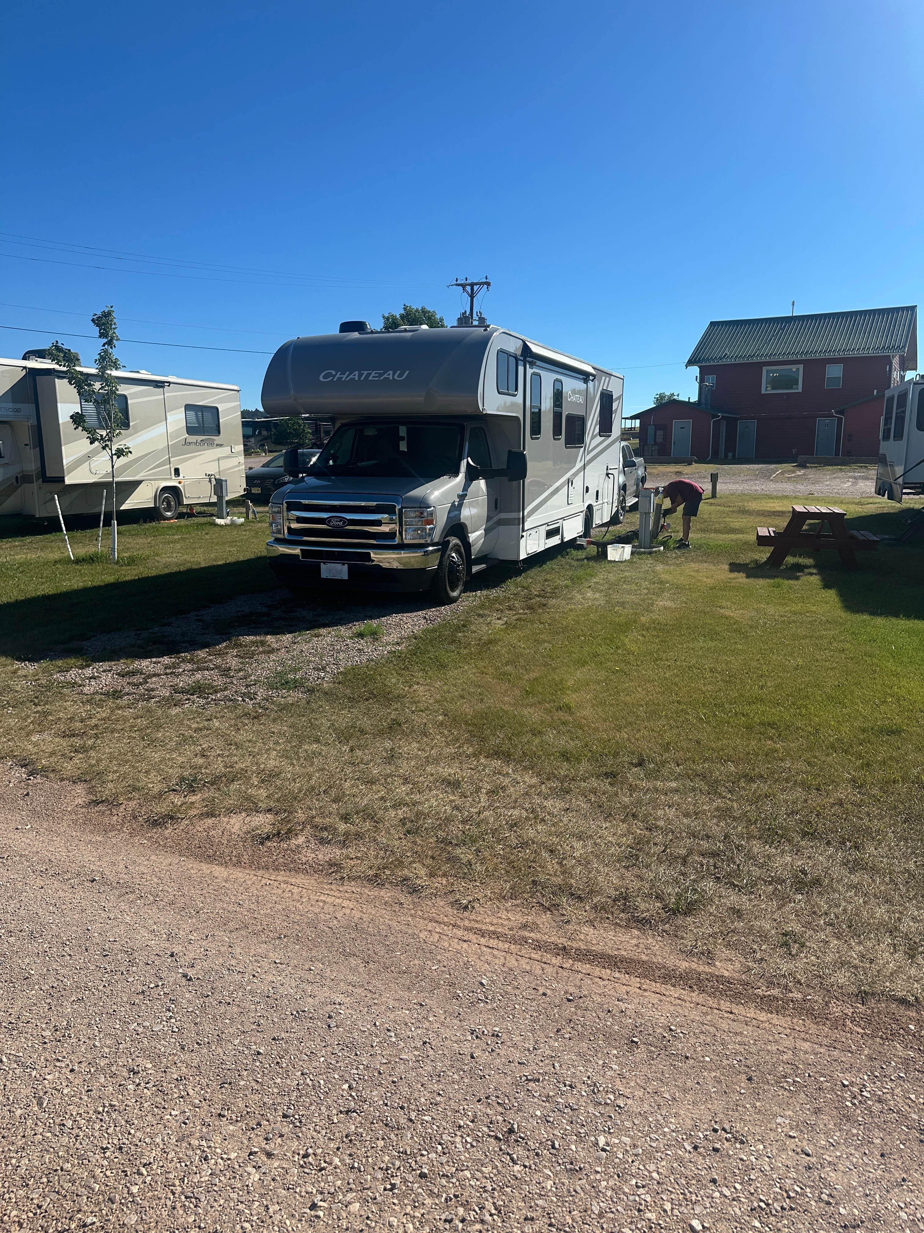 Camper-submitted photo at Three Flags RV Park near Belle Fourche, SD