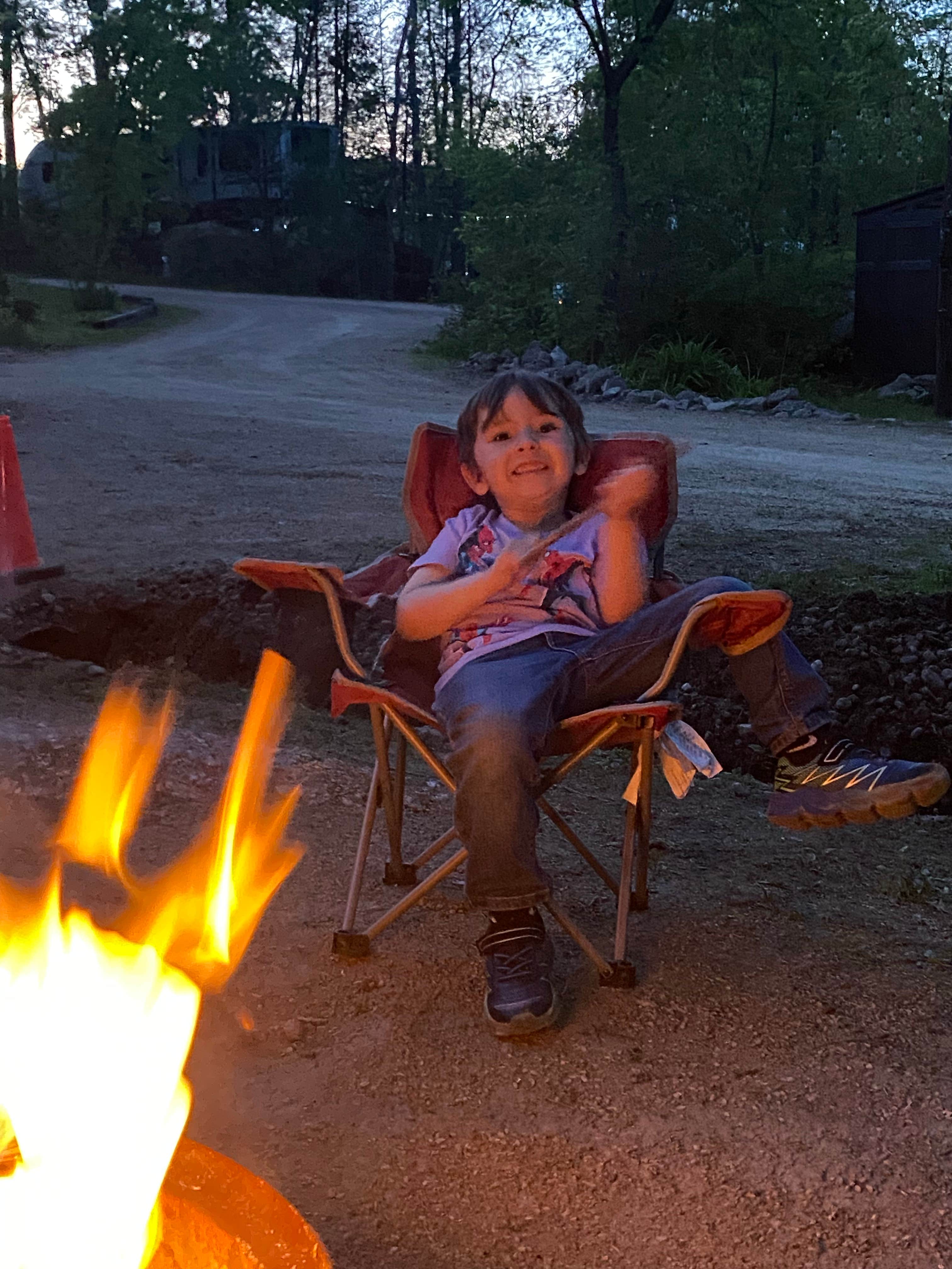 Camper-submitted photo at Tilleda Falls Campground near Nelsonville, WI