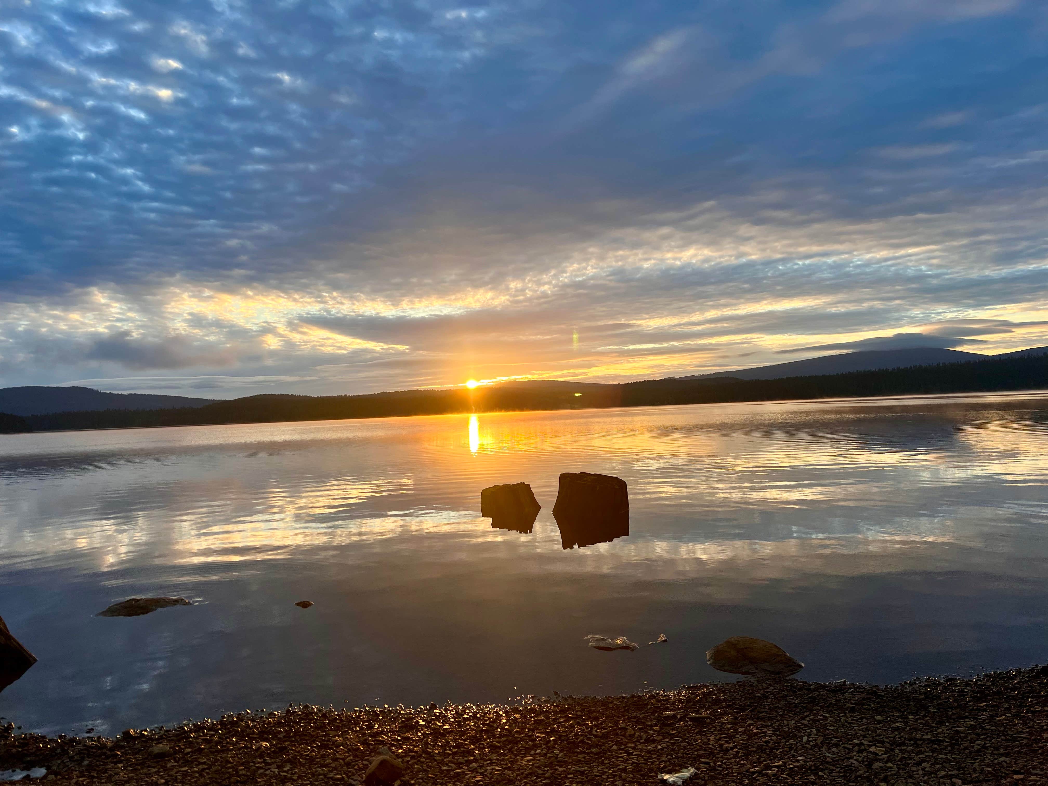 Camper-submitted photo at Timothy Lake Meditation Point near Mt. Hood National Forest
