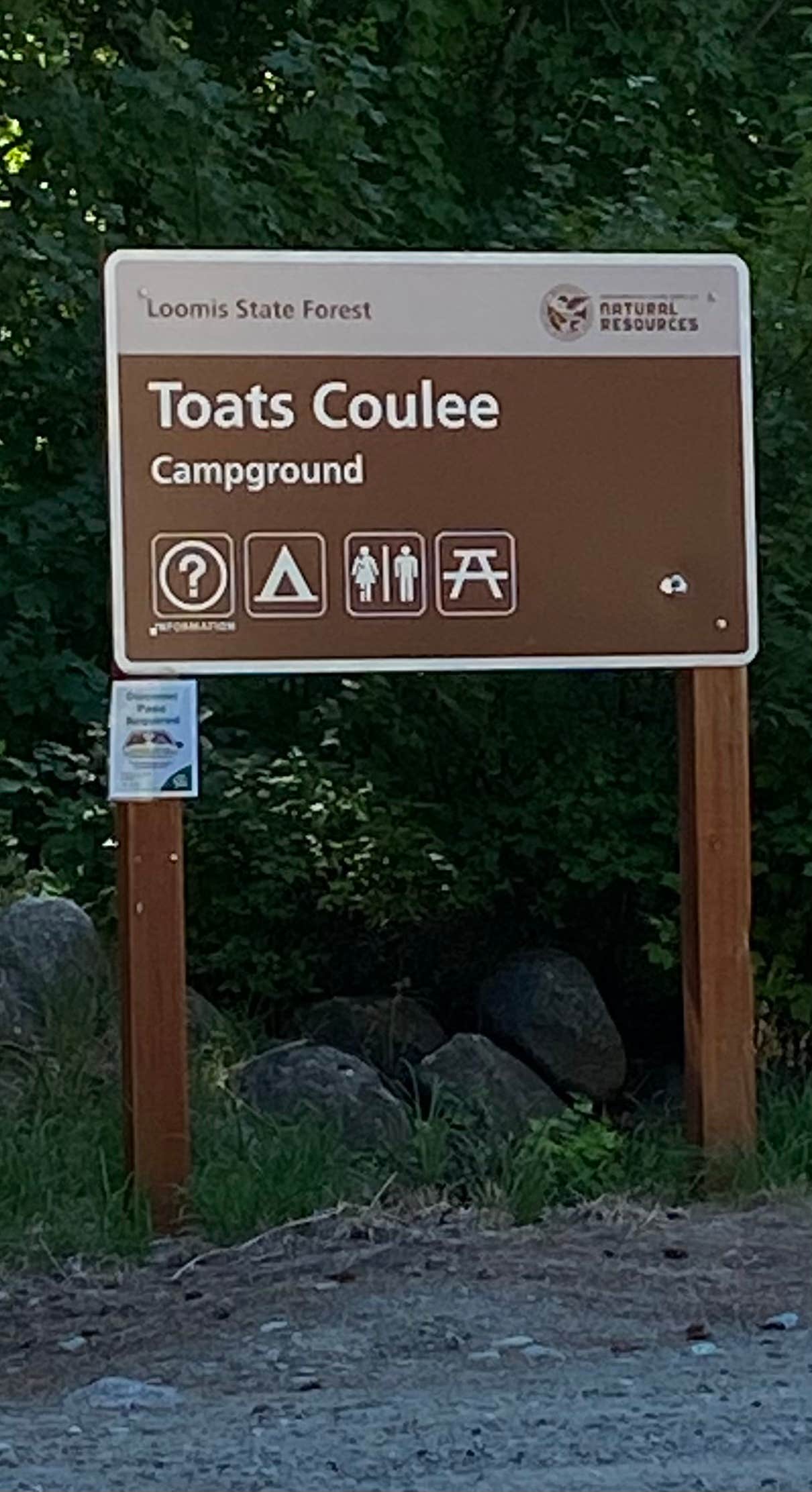 Camper-submitted photo at Toats Coulee- State Forest near Oroville, WA