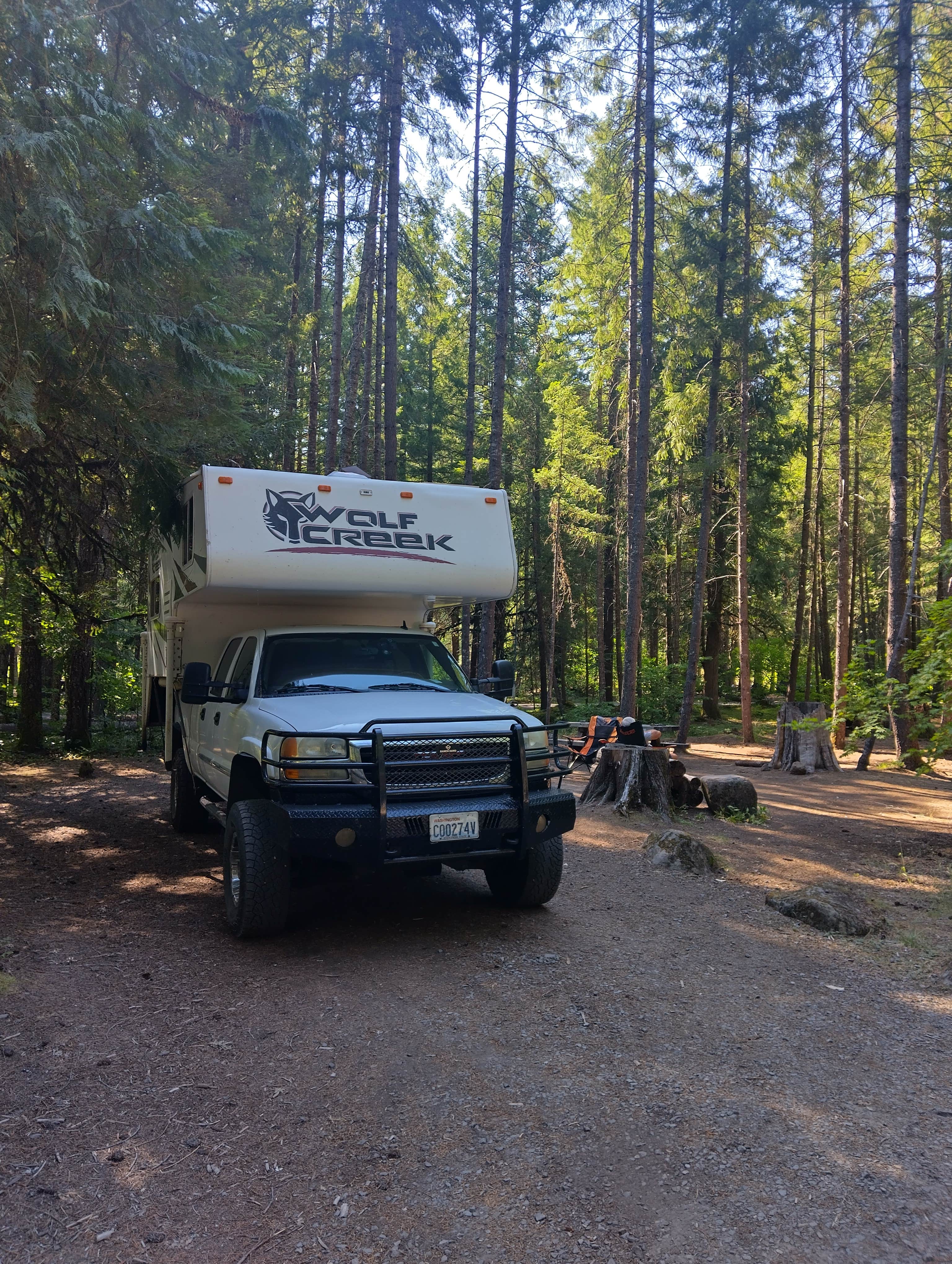 Karla R.'s photo of rv camping at Toketee Lake Campground — Umpqua National Forest near Diamond Lake, OR