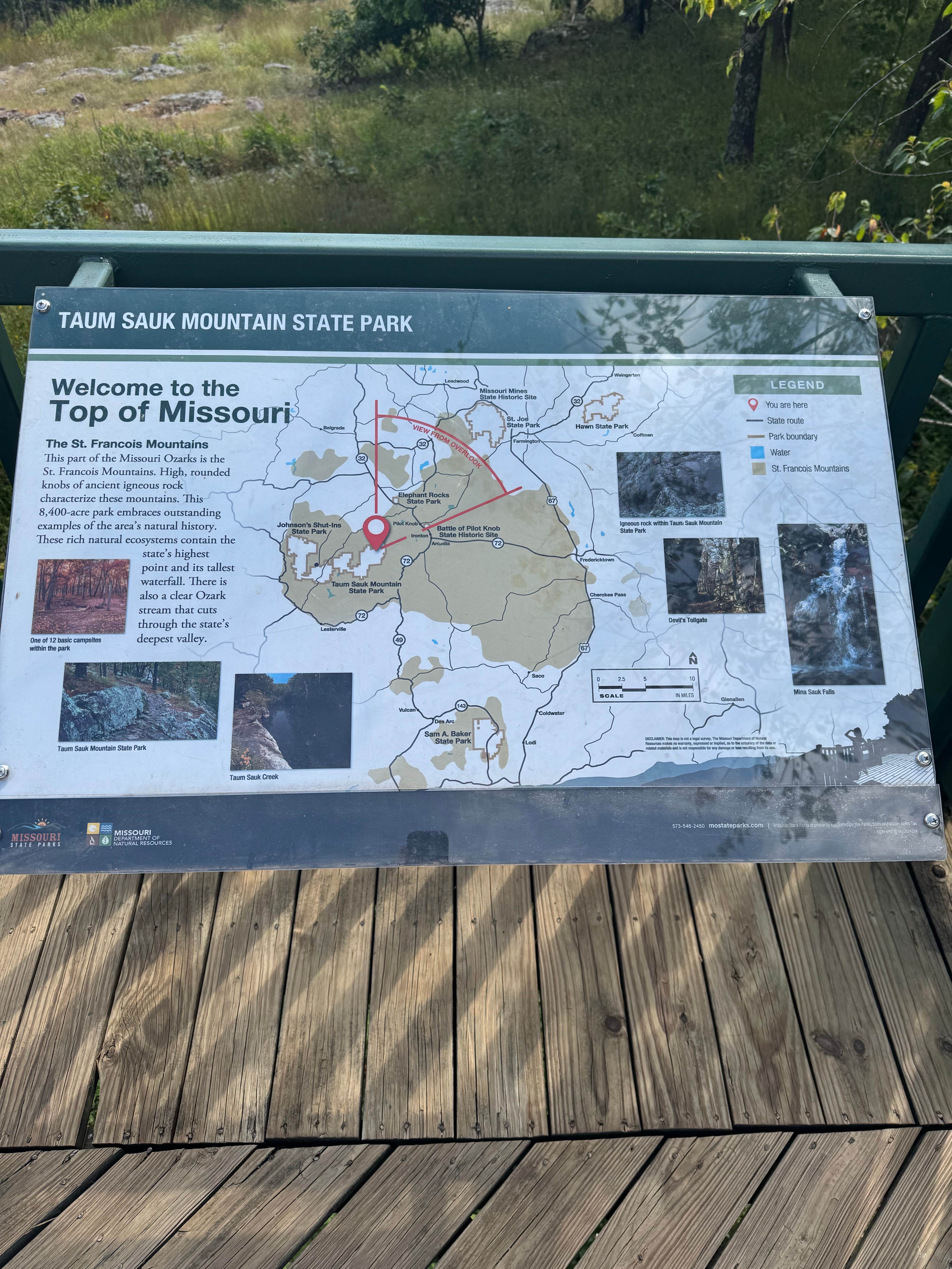 Camper-submitted photo at Tom Sauk Mountain State Park near Hillsboro, MO