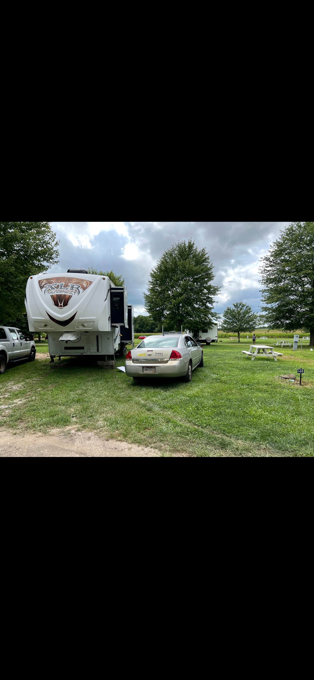 Brittney W.'s photo of rv camping at Tomorrow's Stars RV Resort near Alum Creek Lake