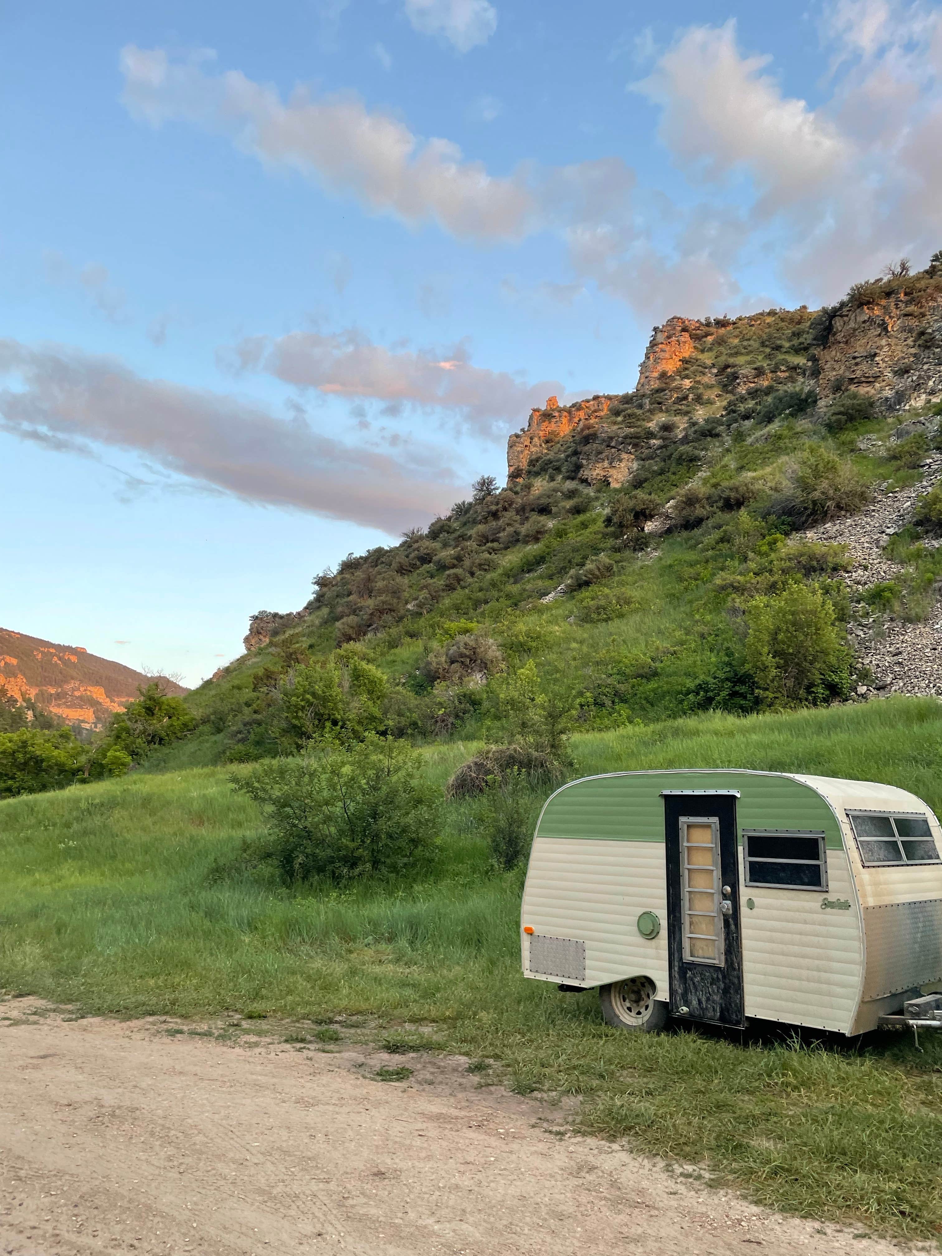 Christine S.'s photo of rv camping at Tongue Canyon Campground near Dayton, WY