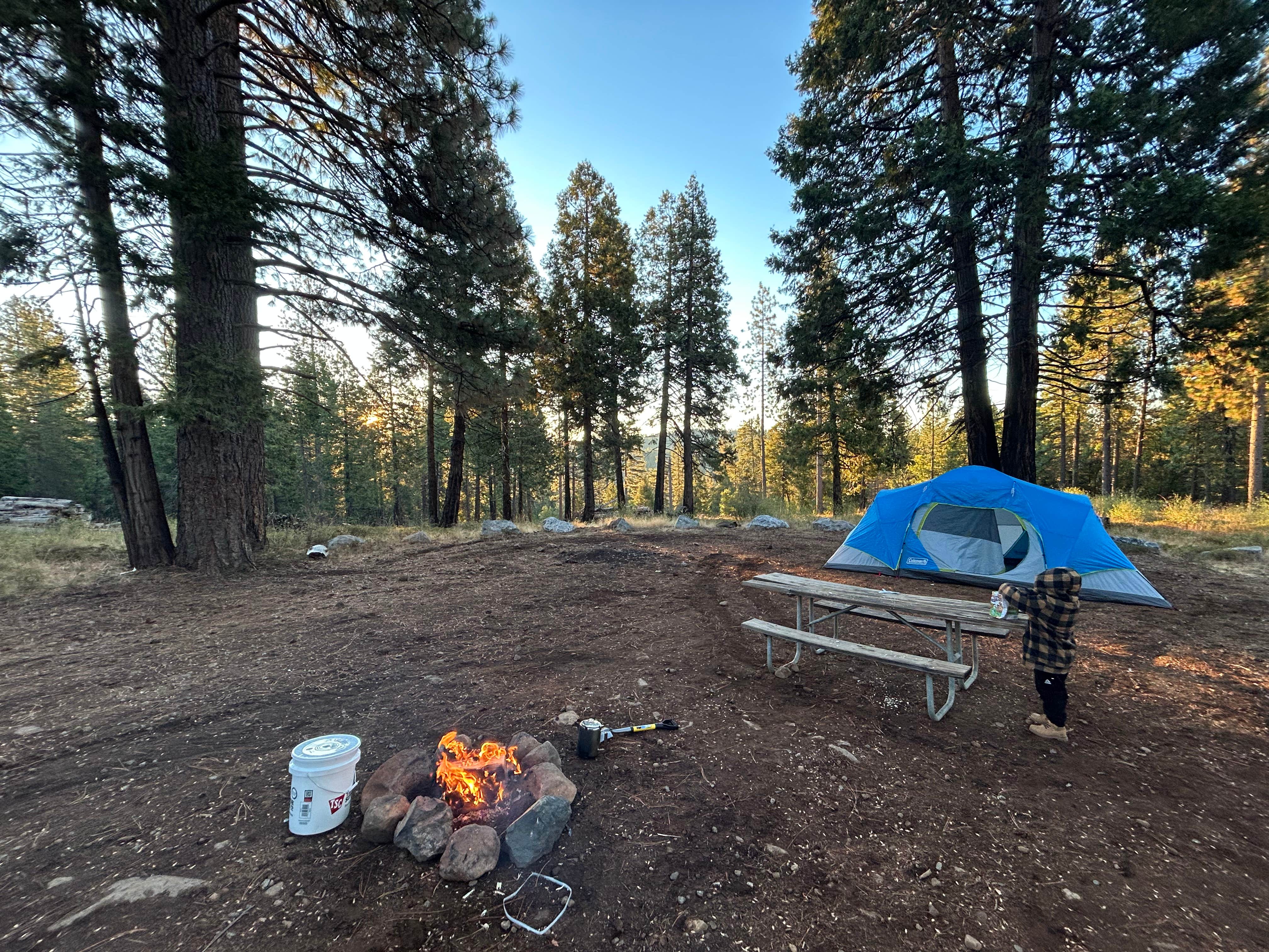 Raymond M.'s photo of tent camping at Top of Arnold - FR 5N56 Dispersed near Riverbank, CA