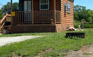 Julia H.'s photo of a cabin at Topeka / Capital City KOA near Edwardsville, KS