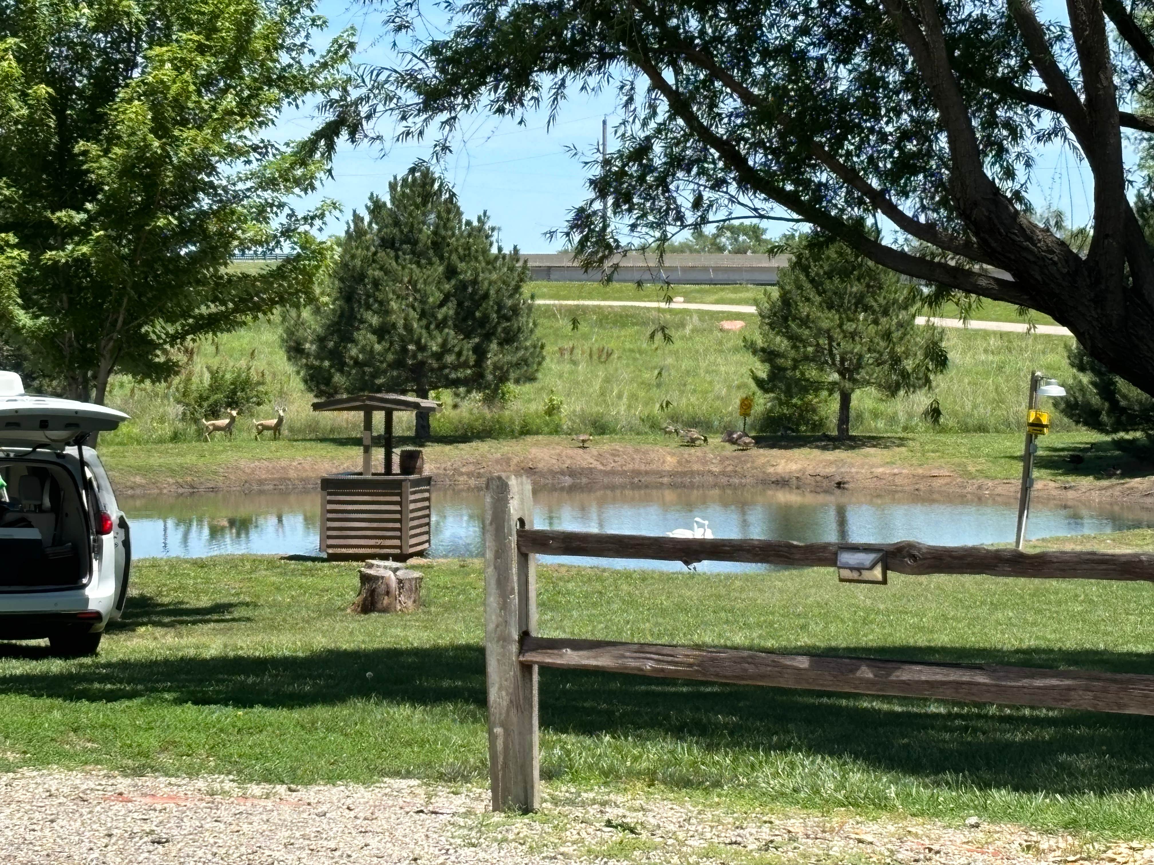 Julia H.'s photo of camping with pets at Topeka / Capital City KOA near Lawrence, KS