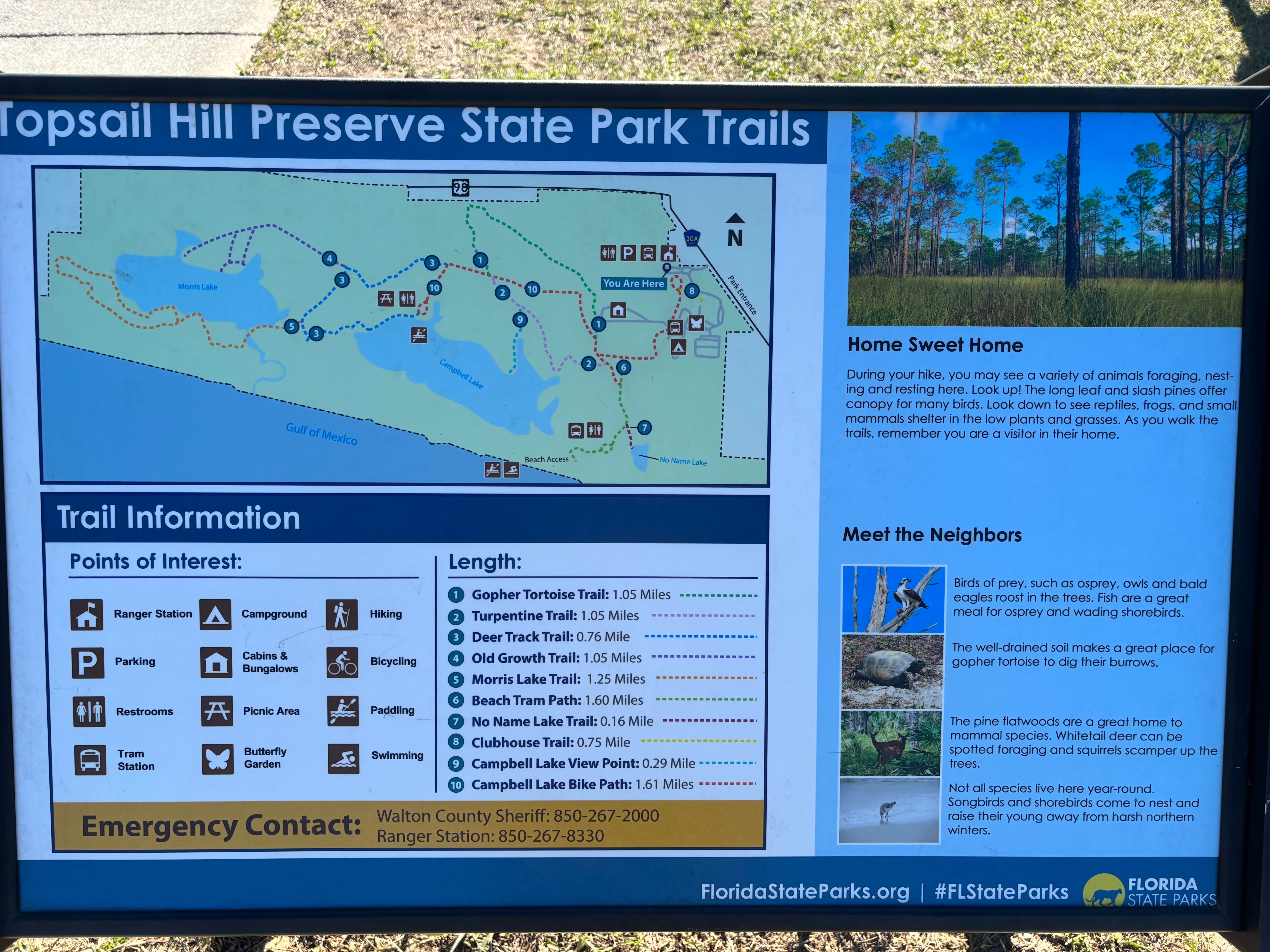 James M.'s photo of camping with pets at Topsail Hill Preserve State Park Campground near Destin, FL