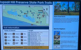James M.'s photo of camping with pets at Topsail Hill Preserve State Park Campground near Panama City Beach, FL