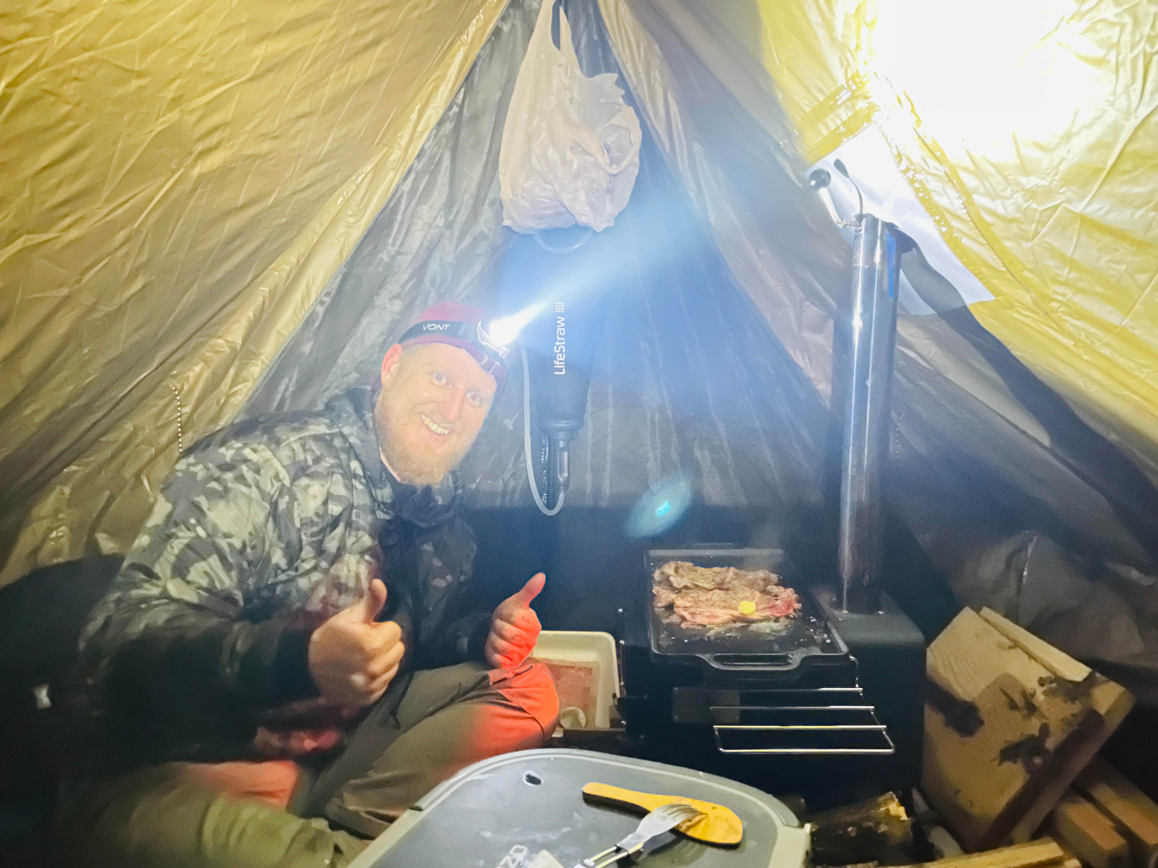 Matthew H.'s photo of a dispersed camping area at Trace Branch Dispersed - Rock Creek Road near Byrdstown, TN
