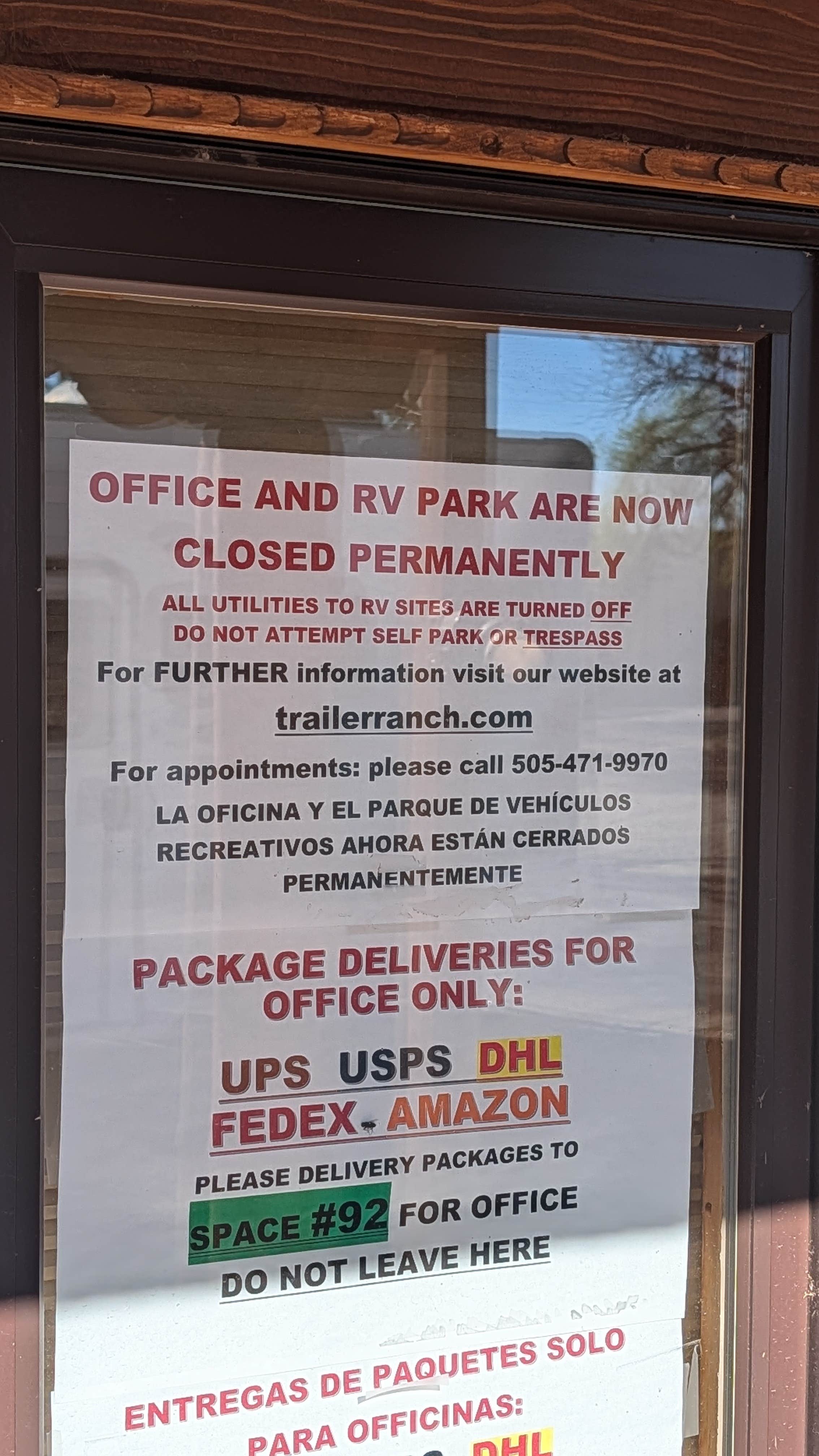 Camper-submitted photo at Trailer Ranch RV Resort near Santa Fe, NM