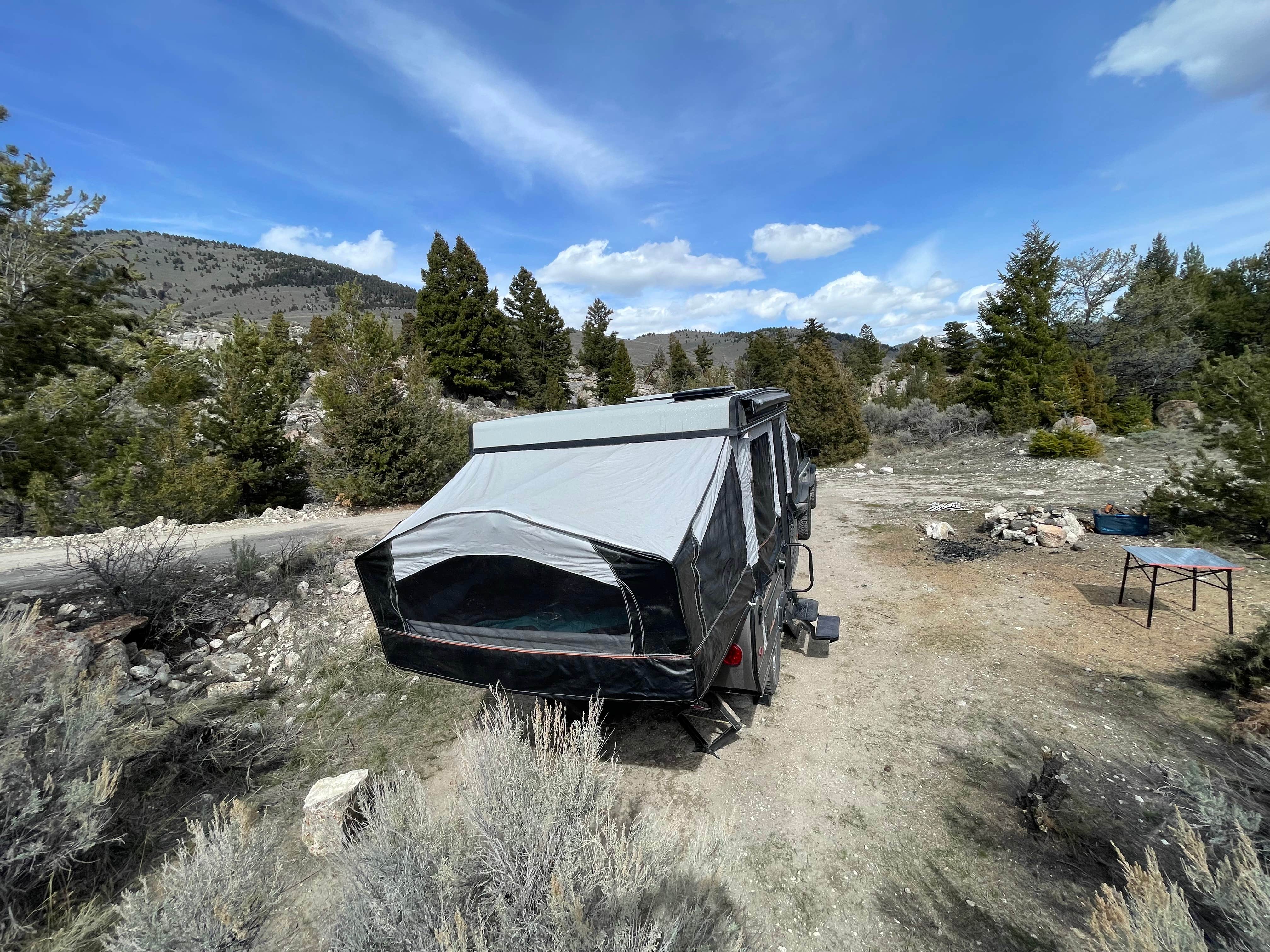 Brodie B.'s photo at Travertine Road Dispersed - Yellowstone near Gardiner, MT