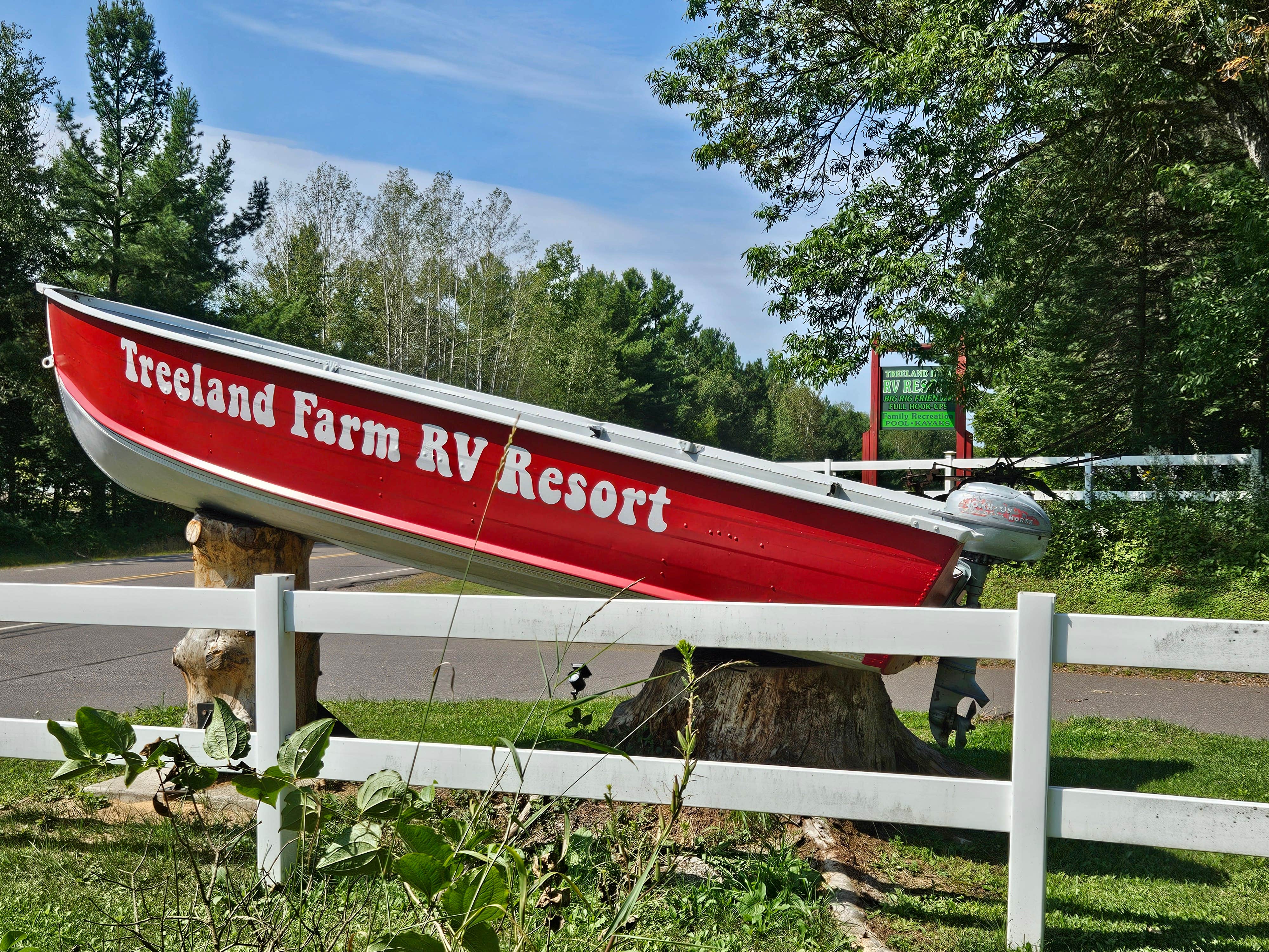 Camper-submitted photo at Treeland Farm RV Resort near Stone Lake, WI