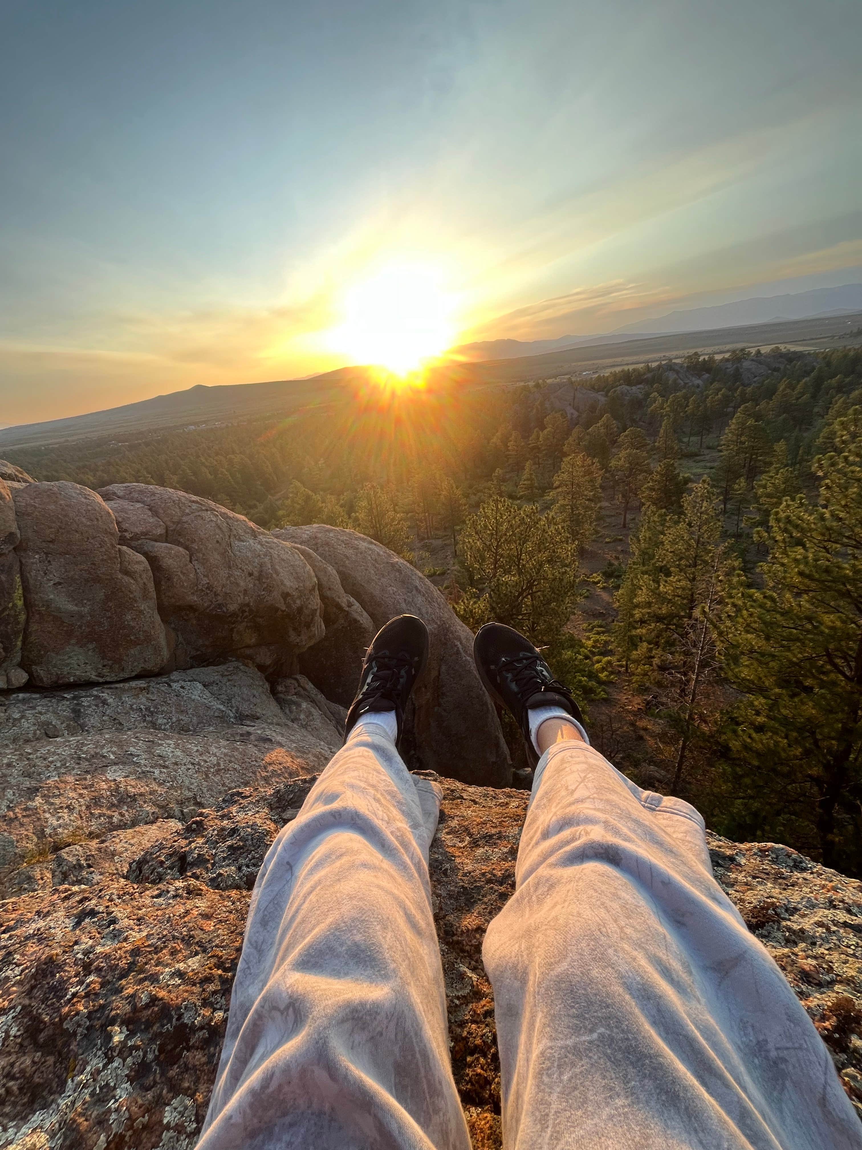Leslie S.'s photo of a dispersed camping area at Tres Piedras Camp near Carson National Forest