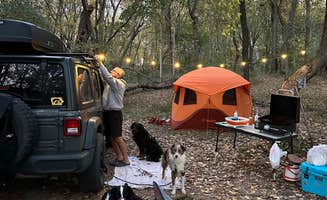 Megan Y.'s photo of camping with pets at Nature Haven at Red Rock Lake near Ottumwa, IA
