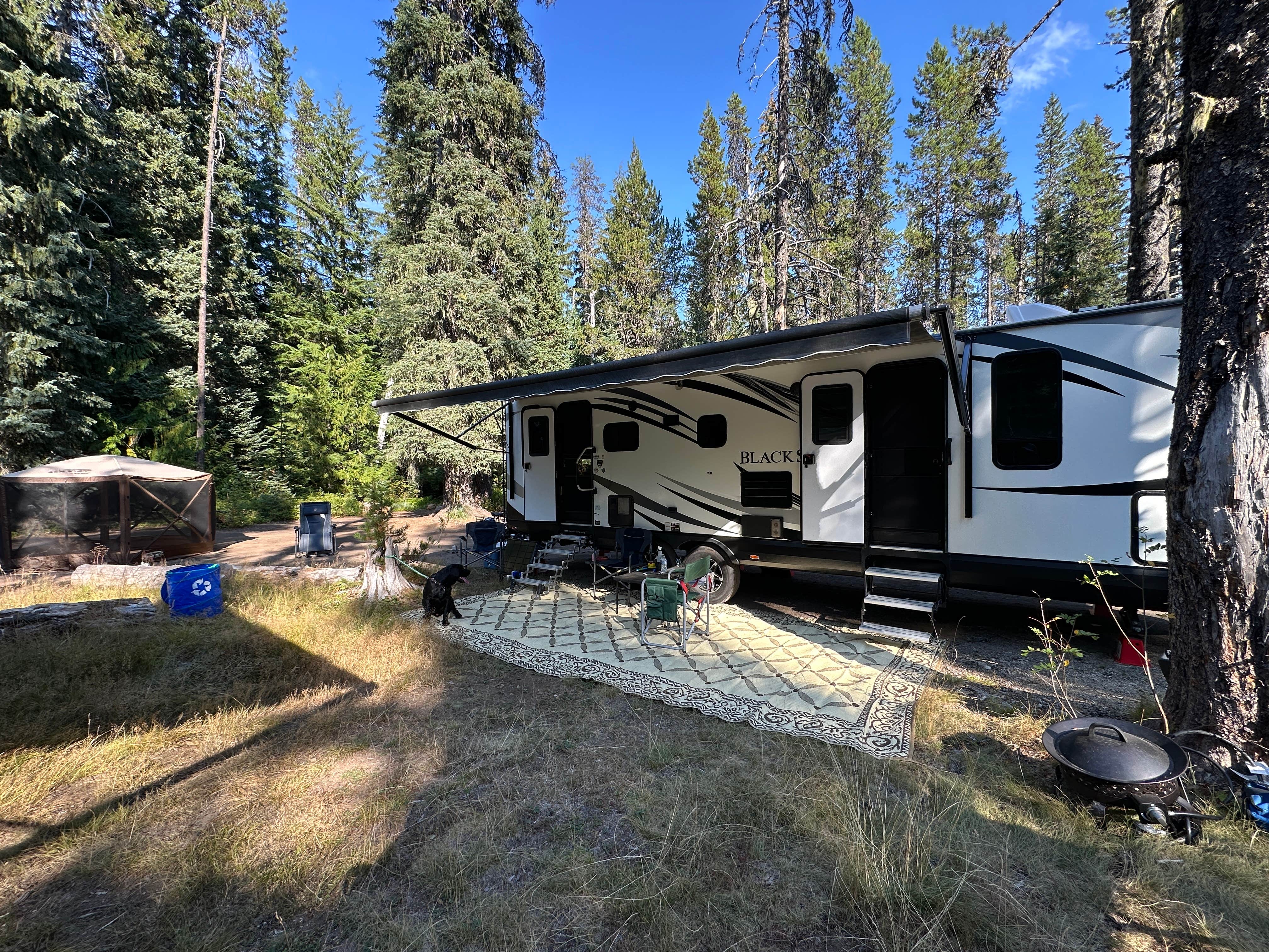 Kevin L.'s photo of a dispersed camping area at Trillium Lake Airstrip Dispersed near Mt. Hood National Forest