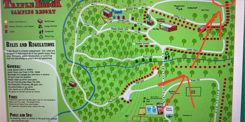 Camper submitted image from Triple Brook Camping Resort