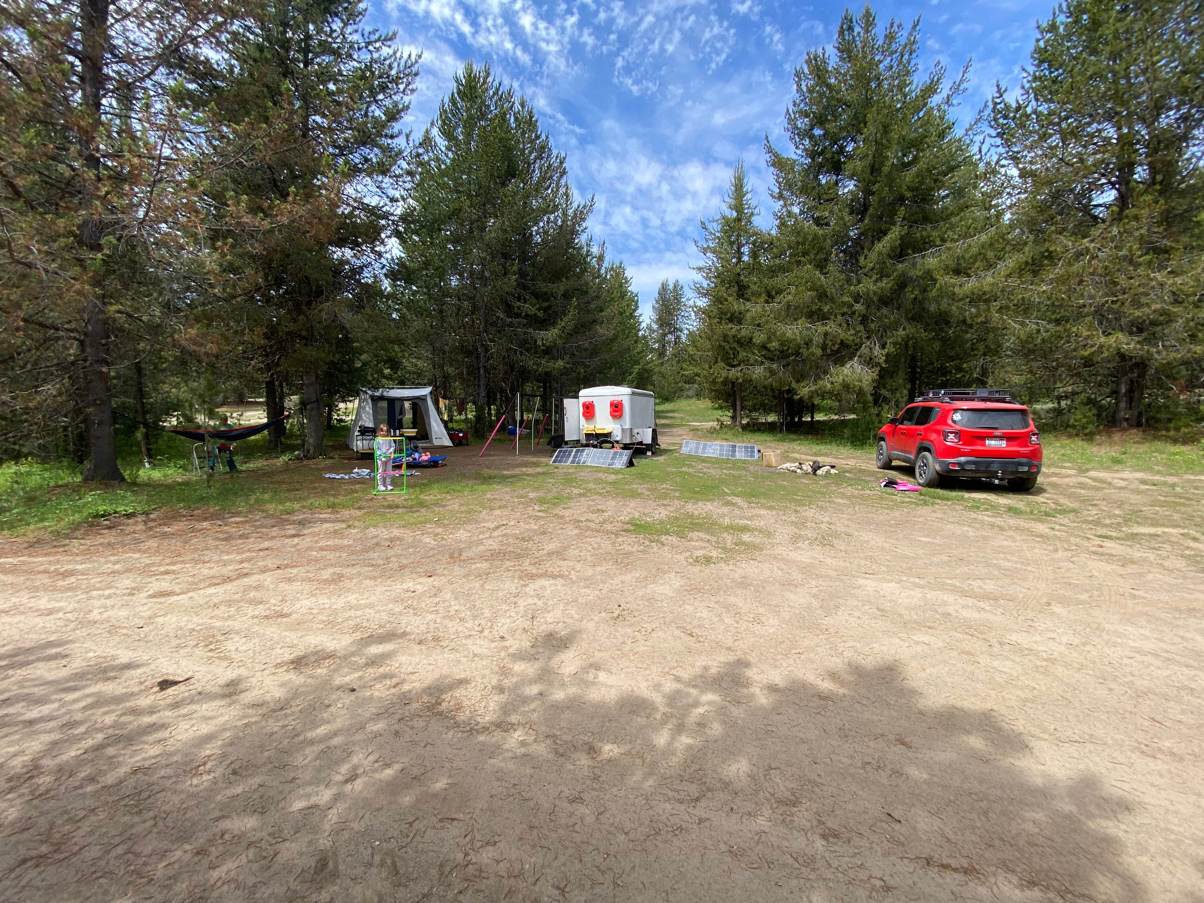 Imerie T.'s photo of a dispersed camping area at Tripod Dispersed camping g near Star, ID