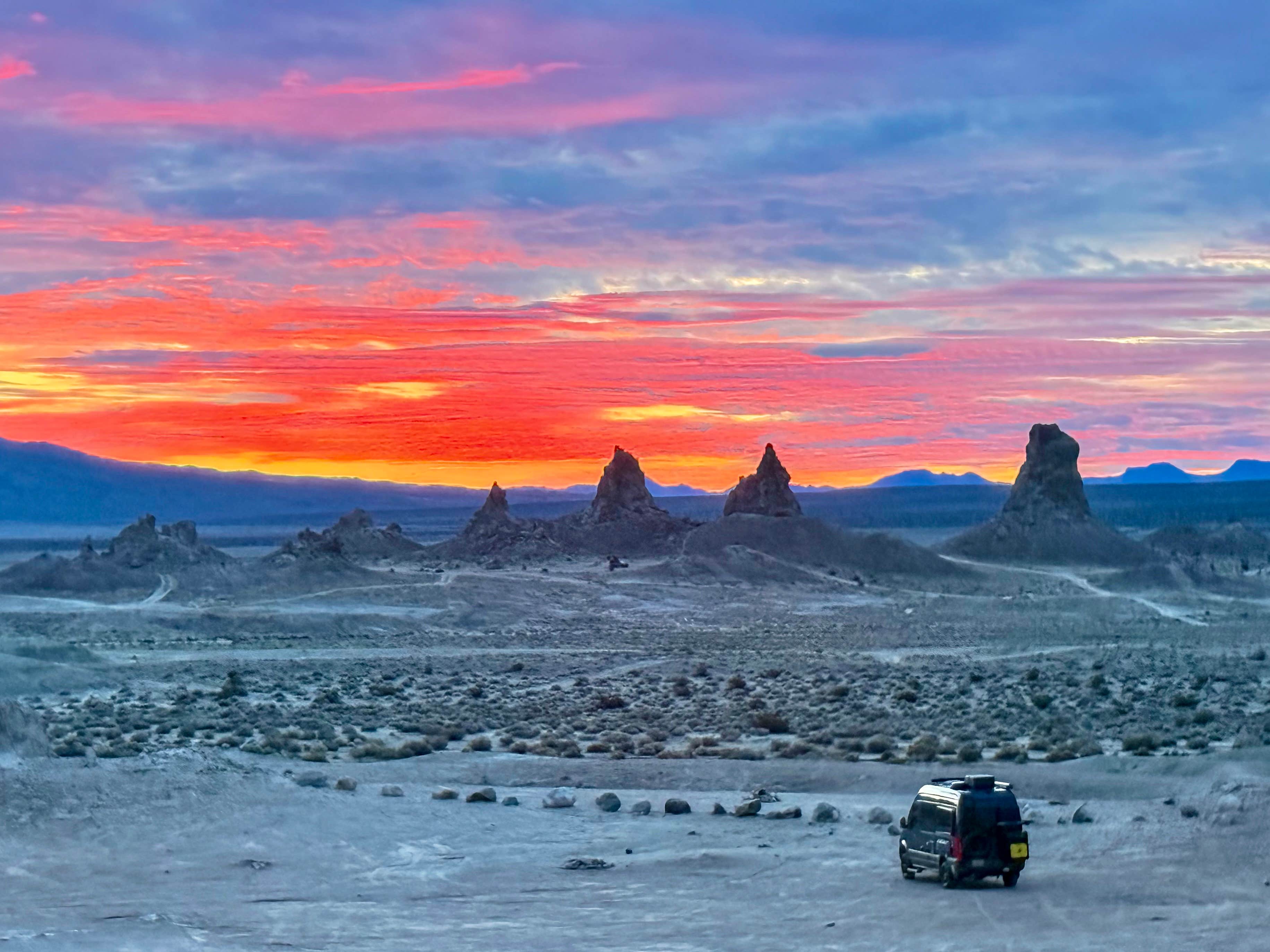 Mary B.'s photo of a dispersed camping area at Trona Pinnacles Camp near Darwin, CA