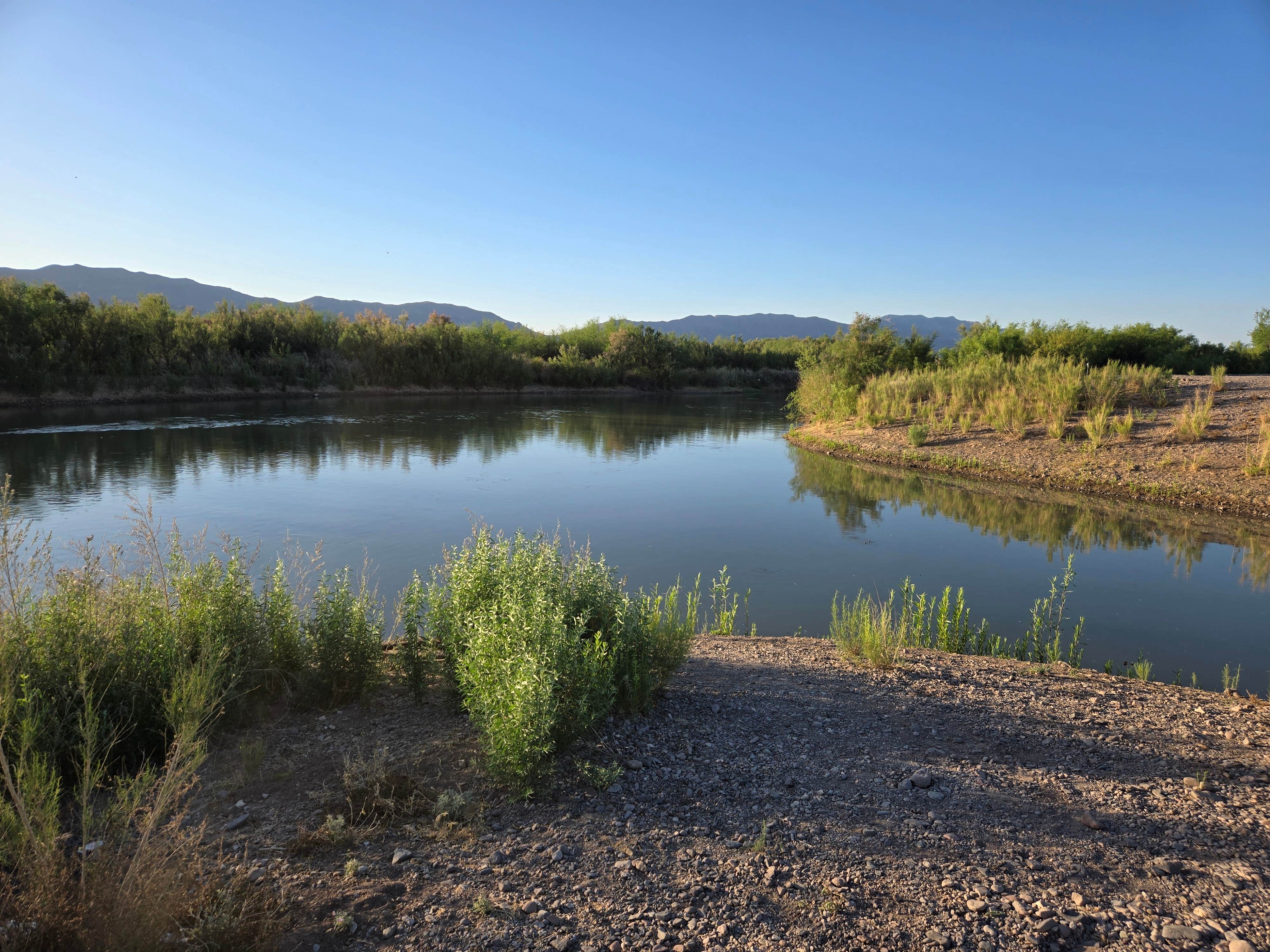 Mary Jane F.'s photo of a dispersed camping area at Truth or Consequences Camp on Rio Grande near Elephant Butte, NM