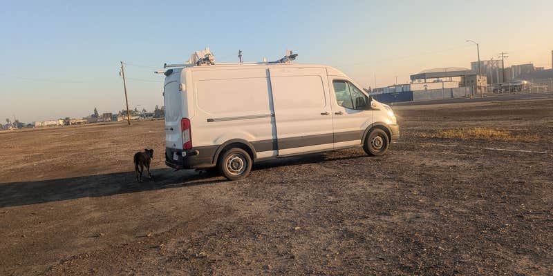Camper submitted image from Tulare County fairgrounds parking