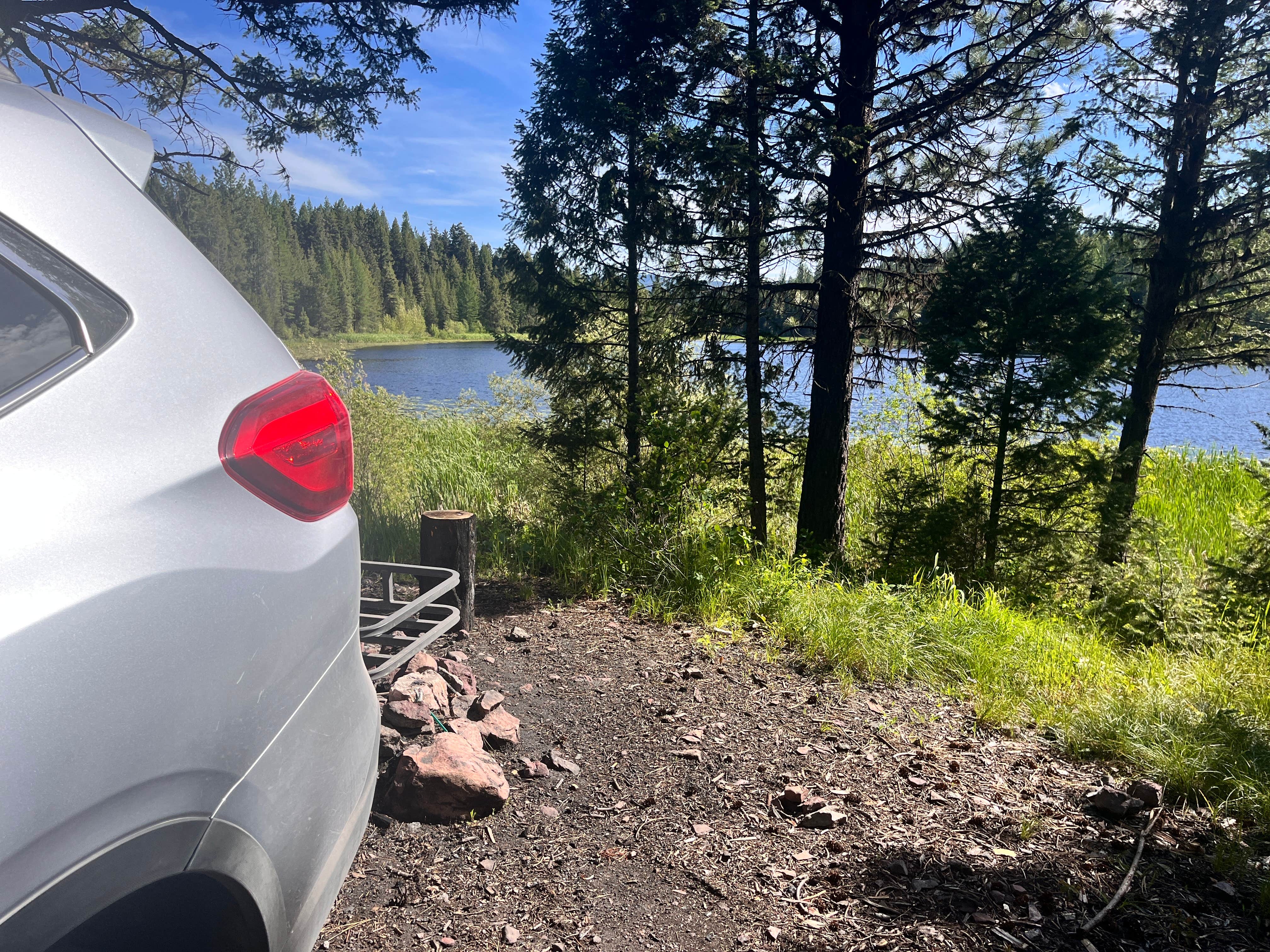 Camper-submitted photo at Tuppers Lake near Seeley Lake, MT