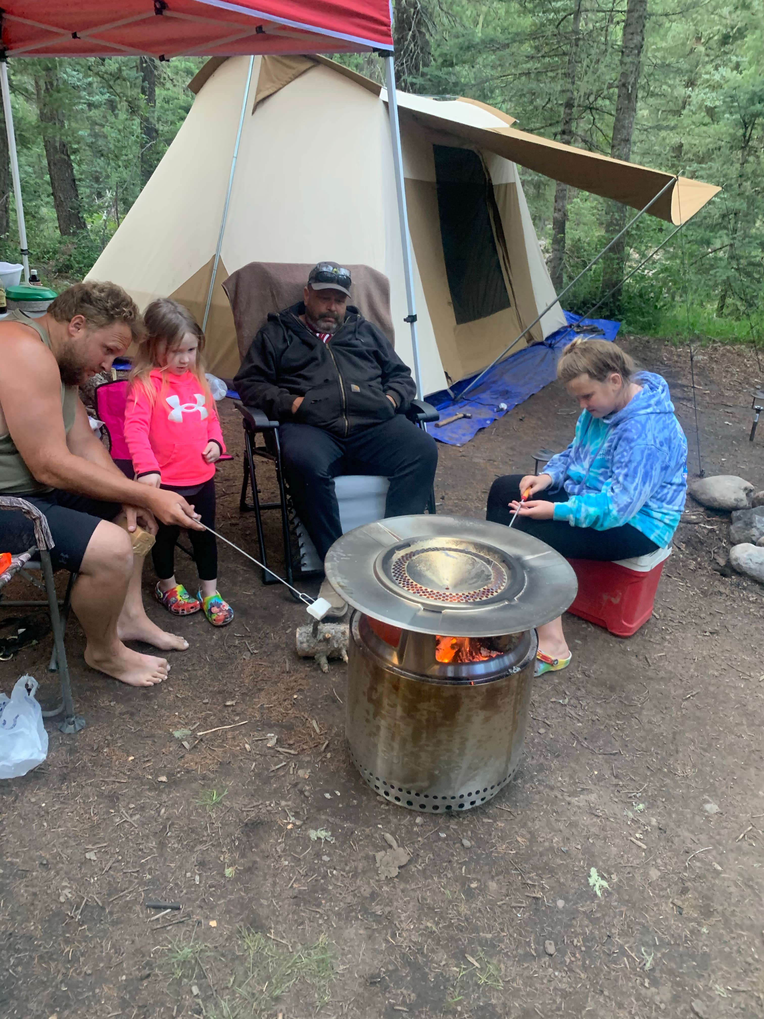 gretchen's photo of tent camping at Turkey Creek Road near Bayfield, CO