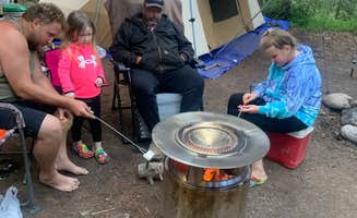 gretchen's photo of tent camping at Turkey Creek Road near Tierra Amarilla, NM