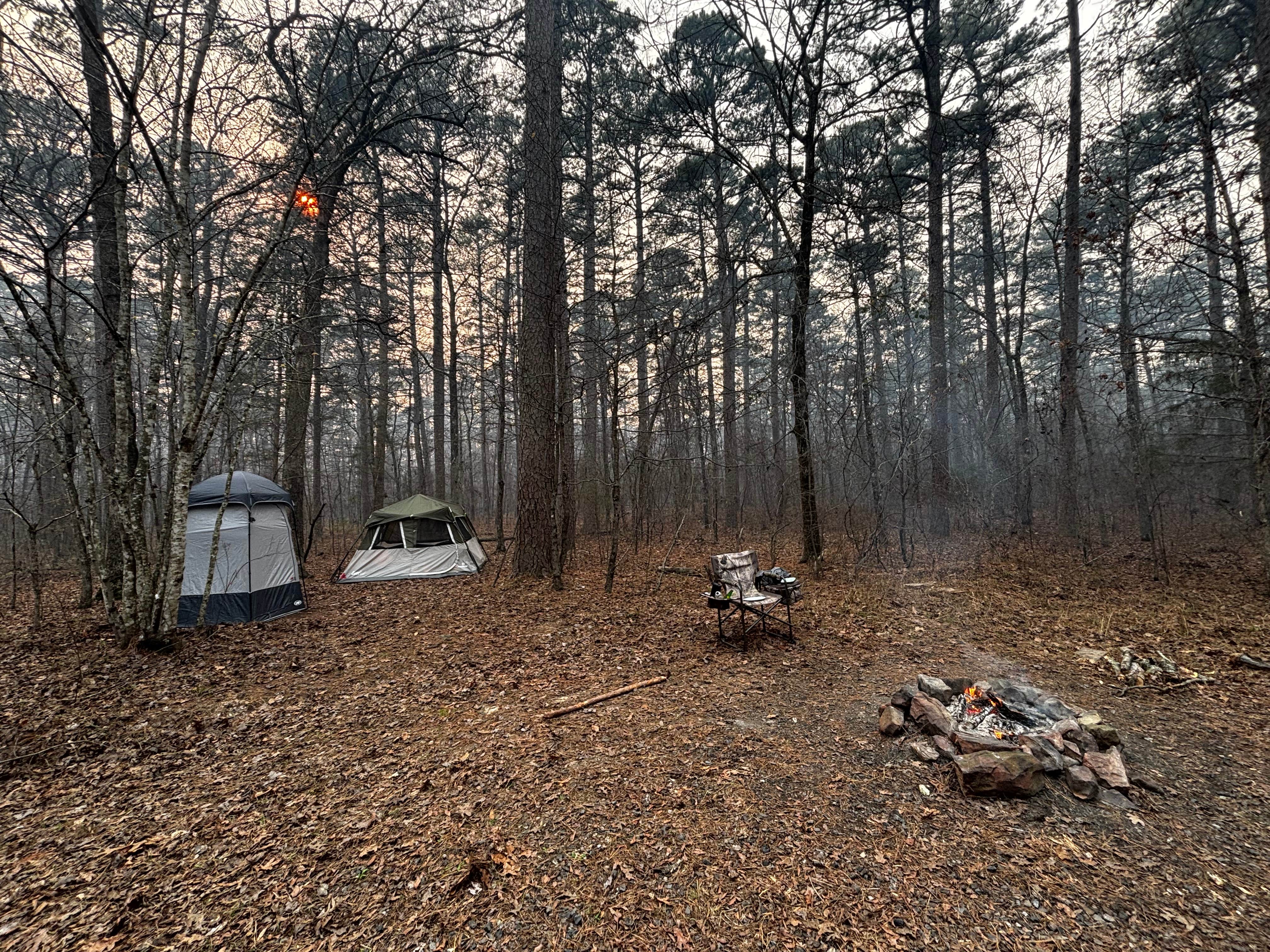 Brianna H.'s photo of a dispersed camping area at Turner Creek Road near Big Cedar, OK