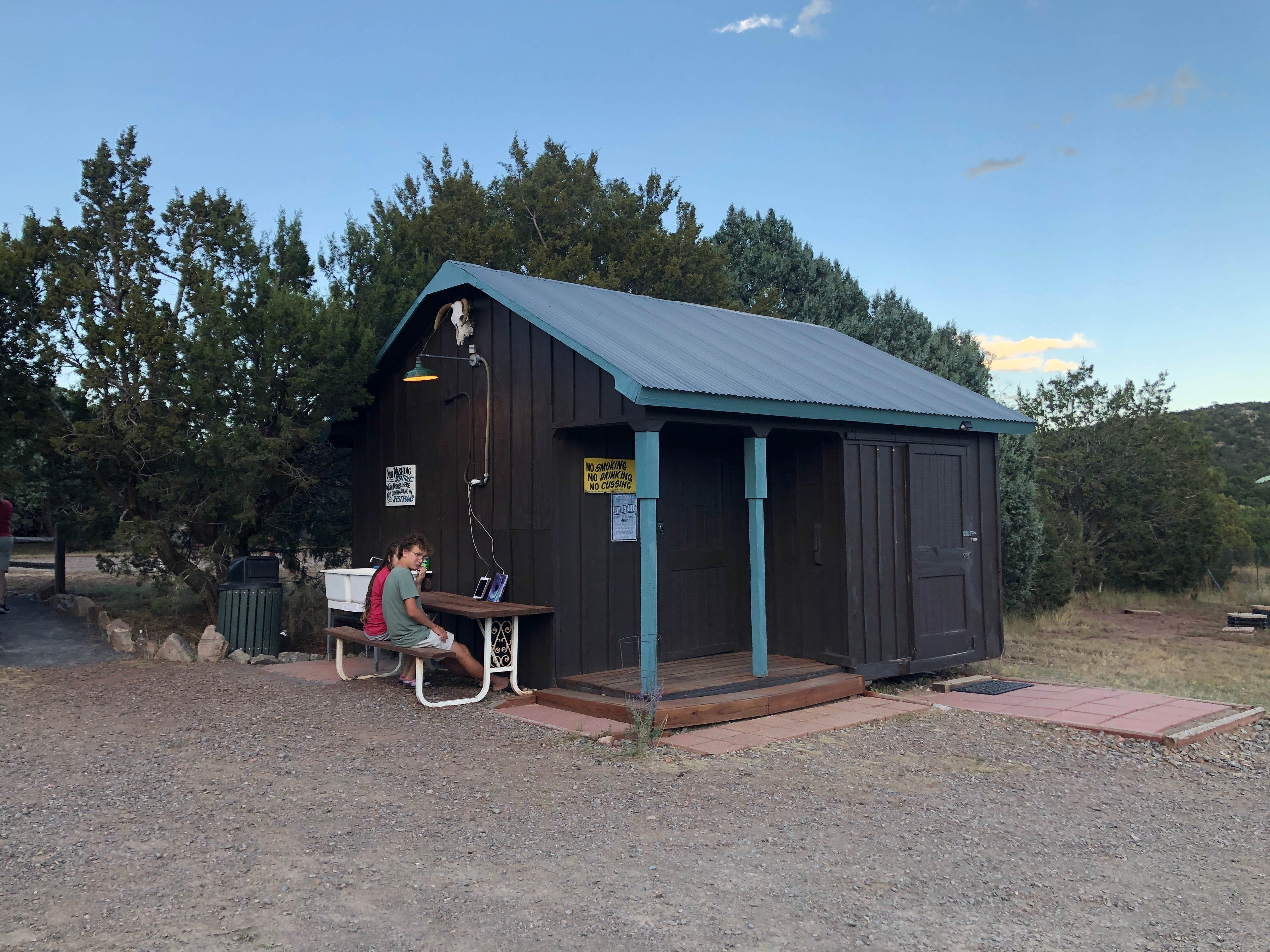 James N.'s photo of a cabin at Turquoise Trail Campground near Rowe, NM