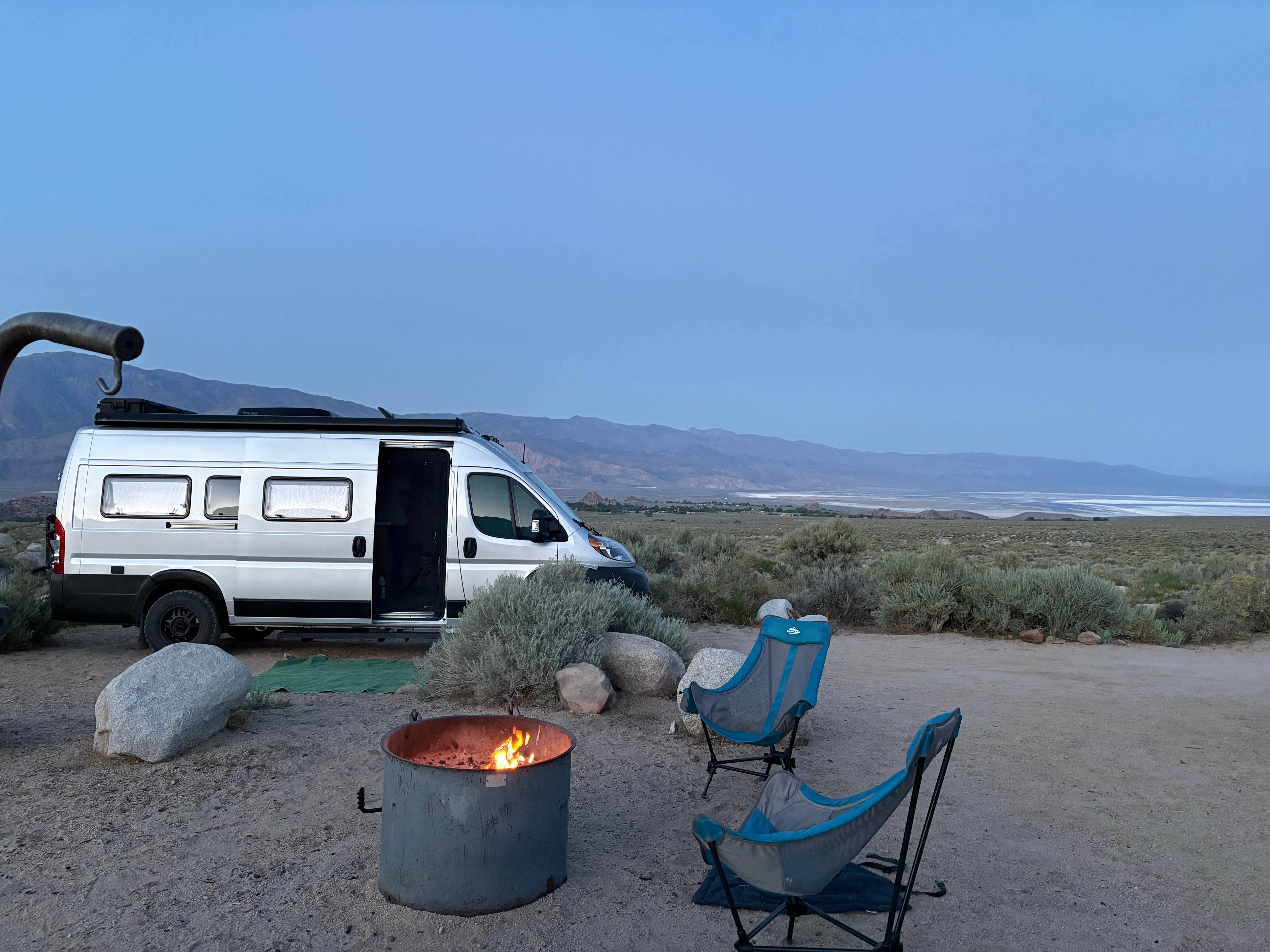 Julie F.'s photo of rv camping at Tuttle Creek Campground — Alabama Hills near Olancha, CA