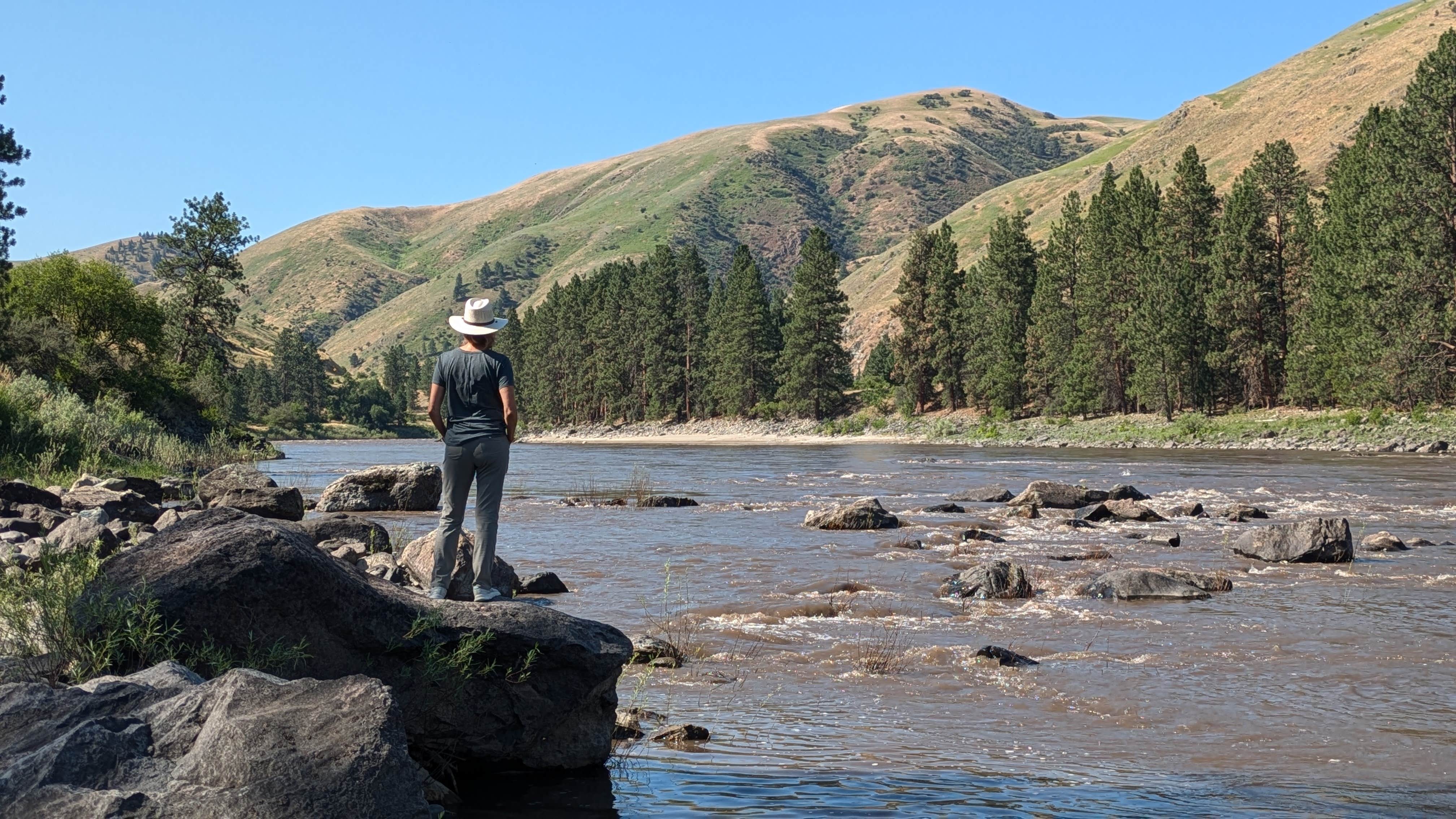Camper-submitted photo at Twin Bridges Recreation Area Campground near White Bird, ID