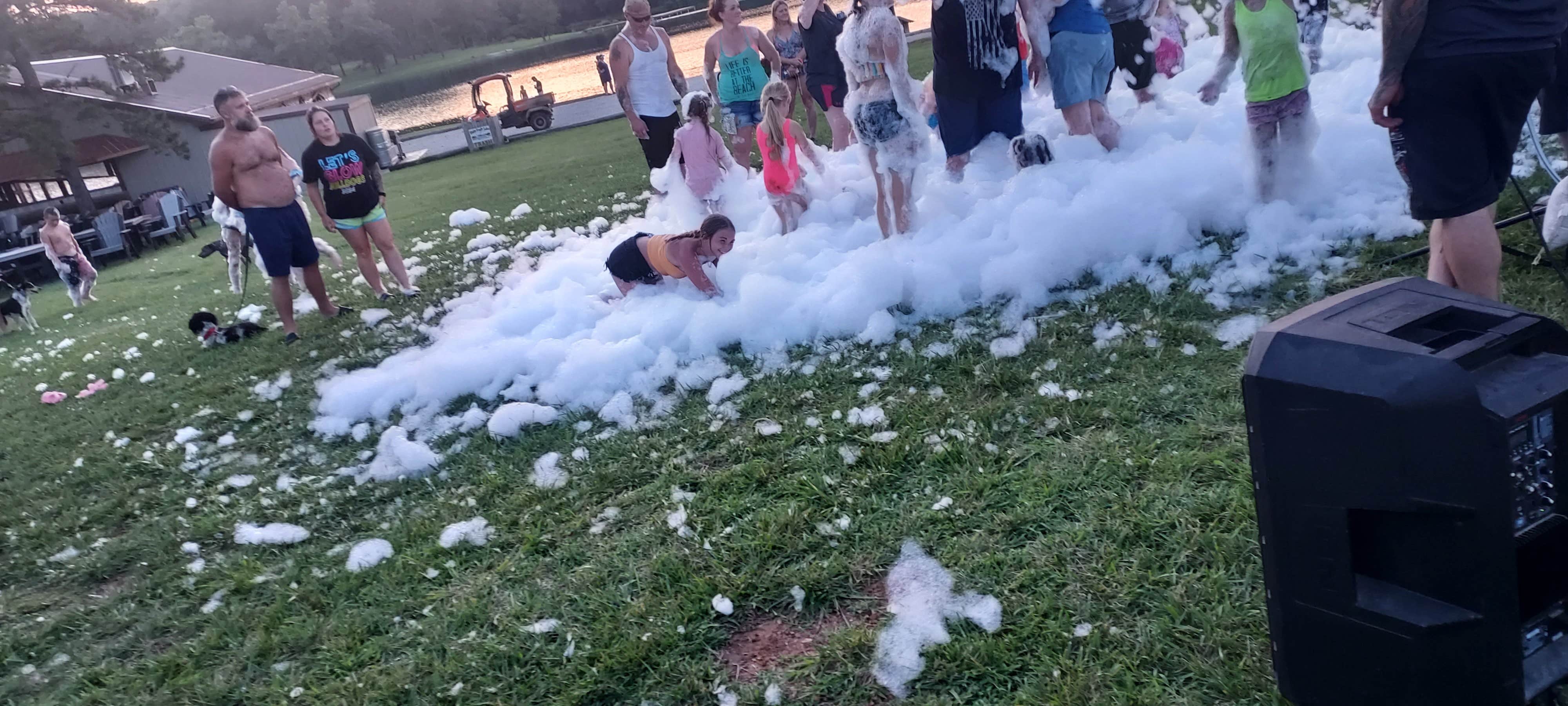 lori W.'s photo of camping with pets at Twin Eagle Lake Estates & Hideout near Park Hills, MO