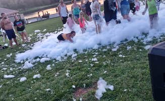 lori W.'s photo of camping with pets at Twin Eagle Lake Estates & Hideout near Pilot Knob, MO