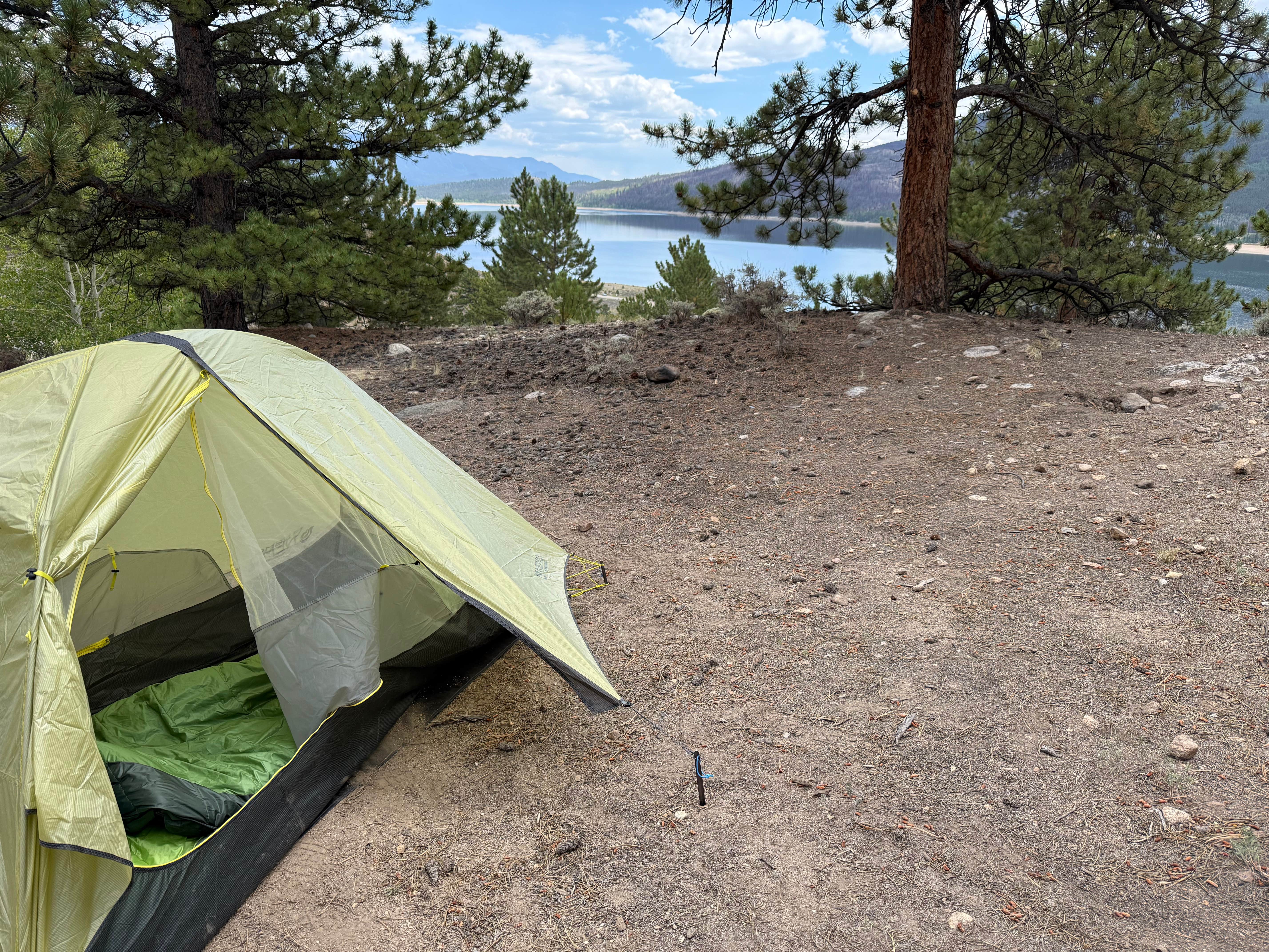 Haley L.'s photo of a dispersed camping area at Twin Lakes Area North near Leadville, CO