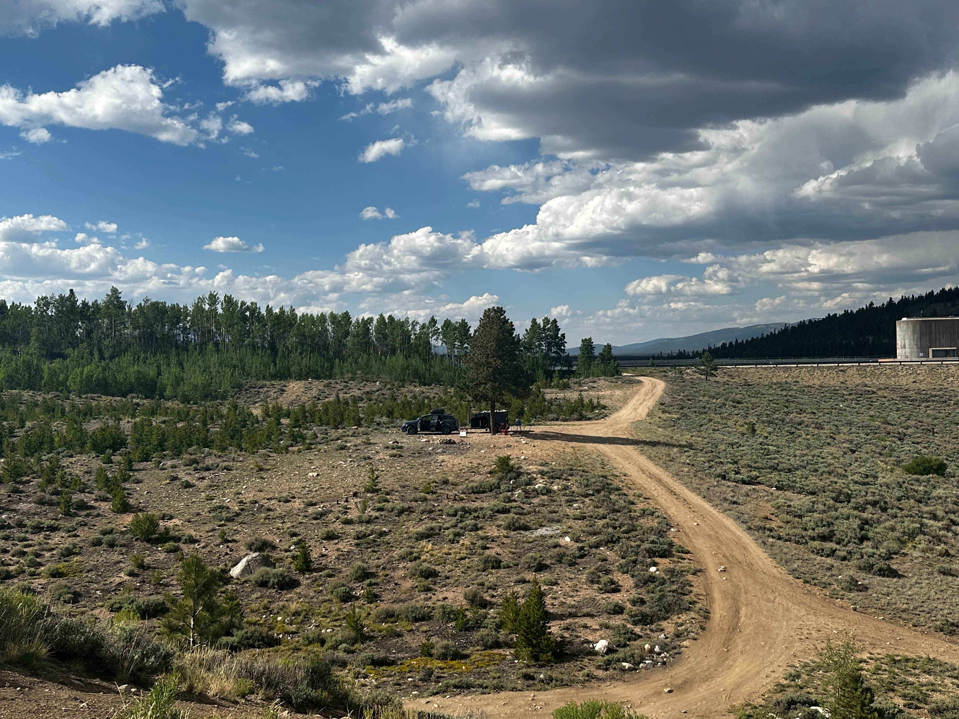 Tyler S.'s photo of a dispersed camping area at twin lakes camping near Granite, CO