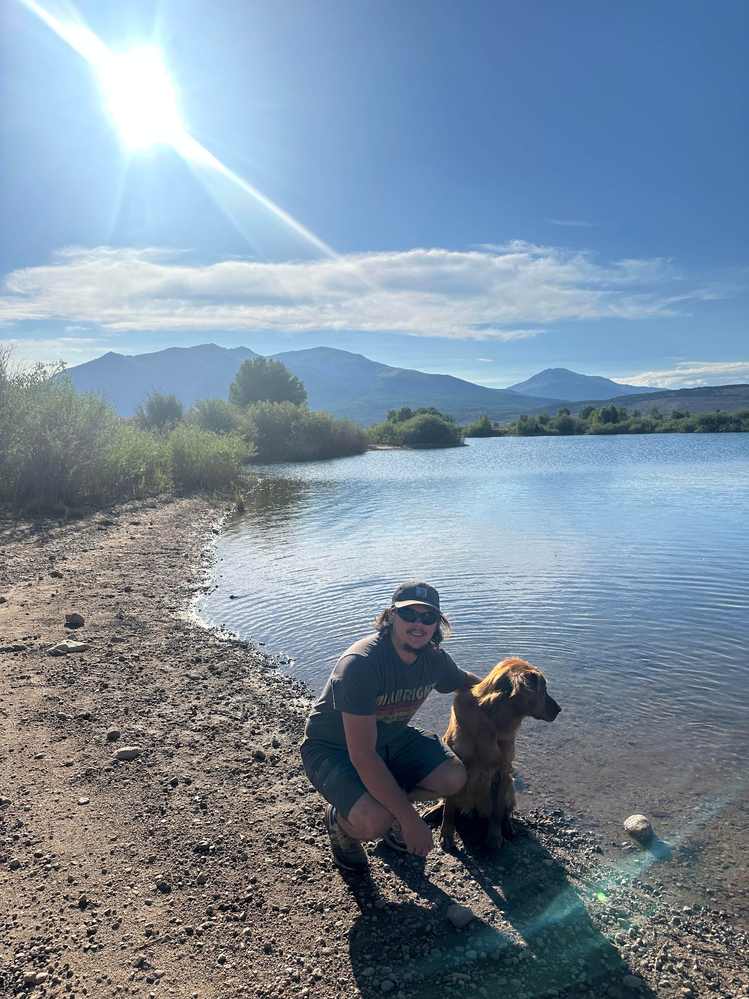Alyssa S.'s photo of camping with pets at Twin Lakes Dispersed near Granite, CO